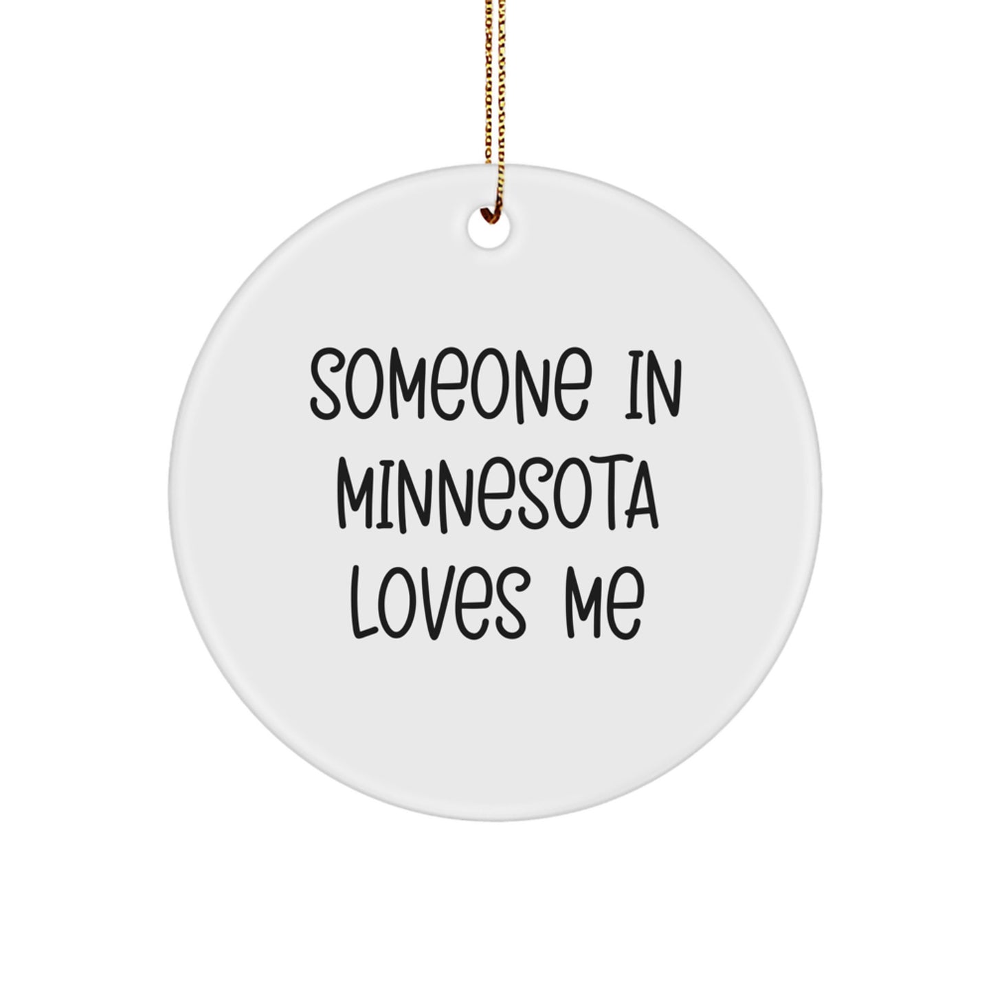 Minnesota Christmas Ornaments Gifts from Family Friends Men Women for Minnesota Lover - Image 1