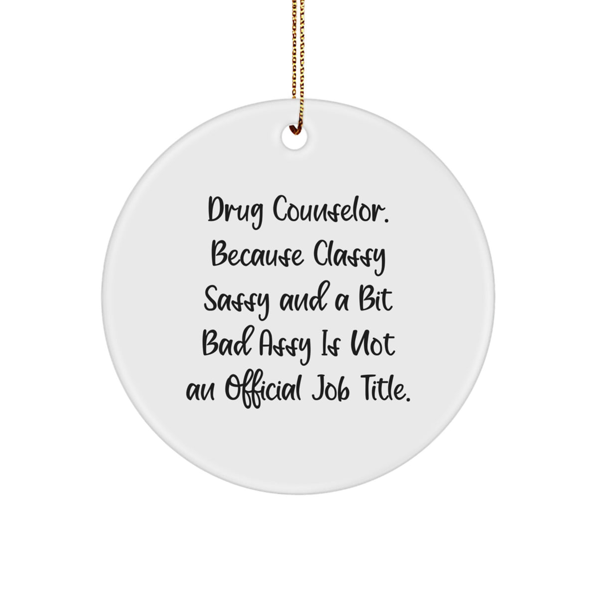 Family Treasure Drug Counselor Ornament For Family Christmas Unique Gift - Image 1
