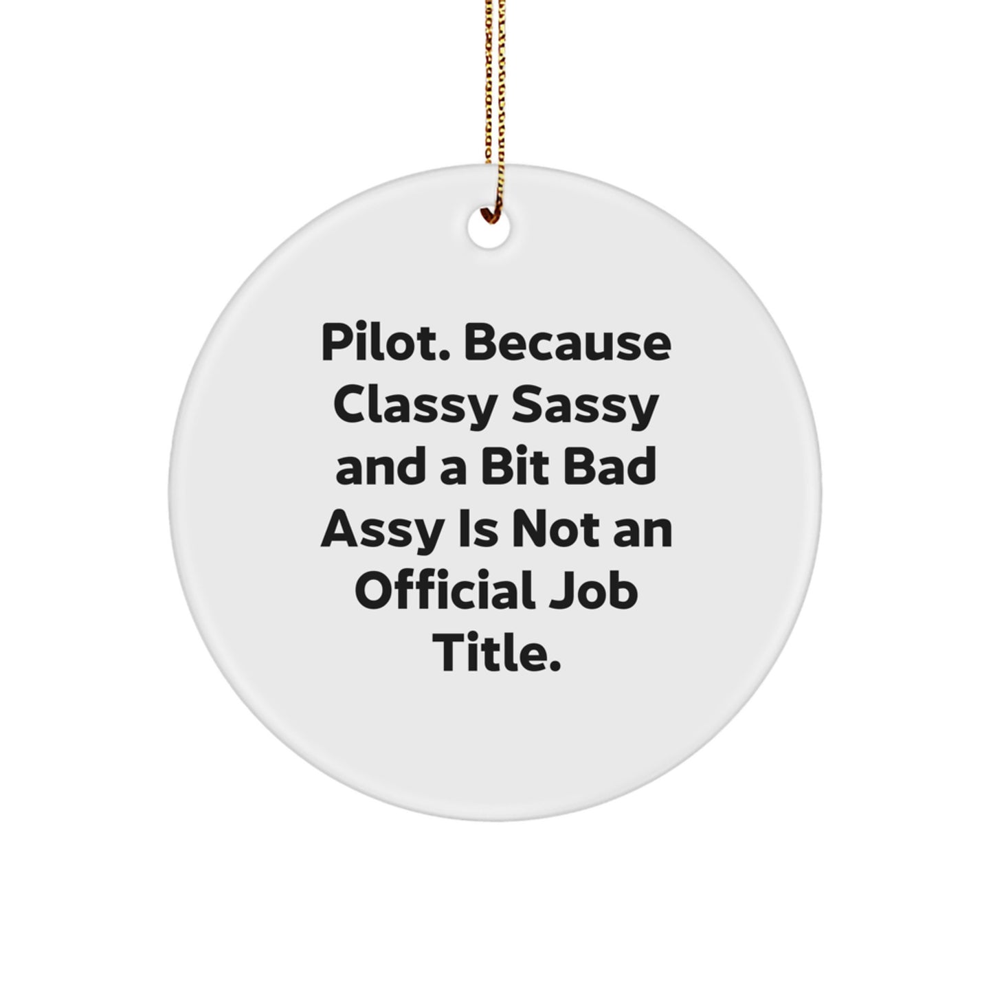 Pilot Keepsake Christmas Ornament for Him Gift – Surprise Holiday - Image 1