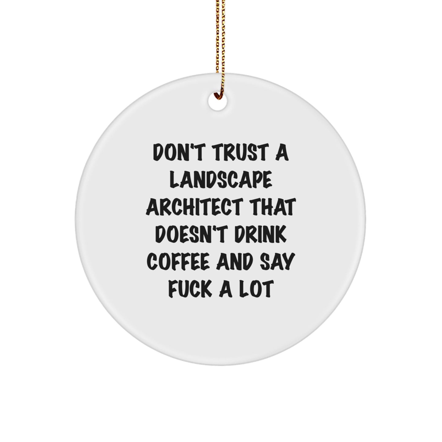 Landscape Architect Christmas Ornament Keepsake for Him Gift - Image 1