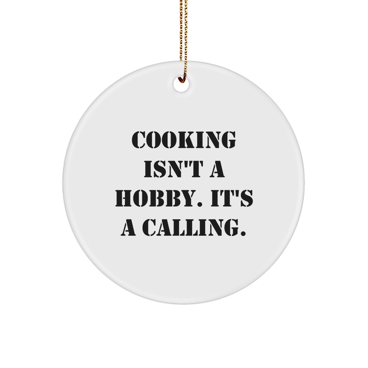 Cooking Keepsake Christmas Ornament for Him Surprise Holiday Gift - Image 1