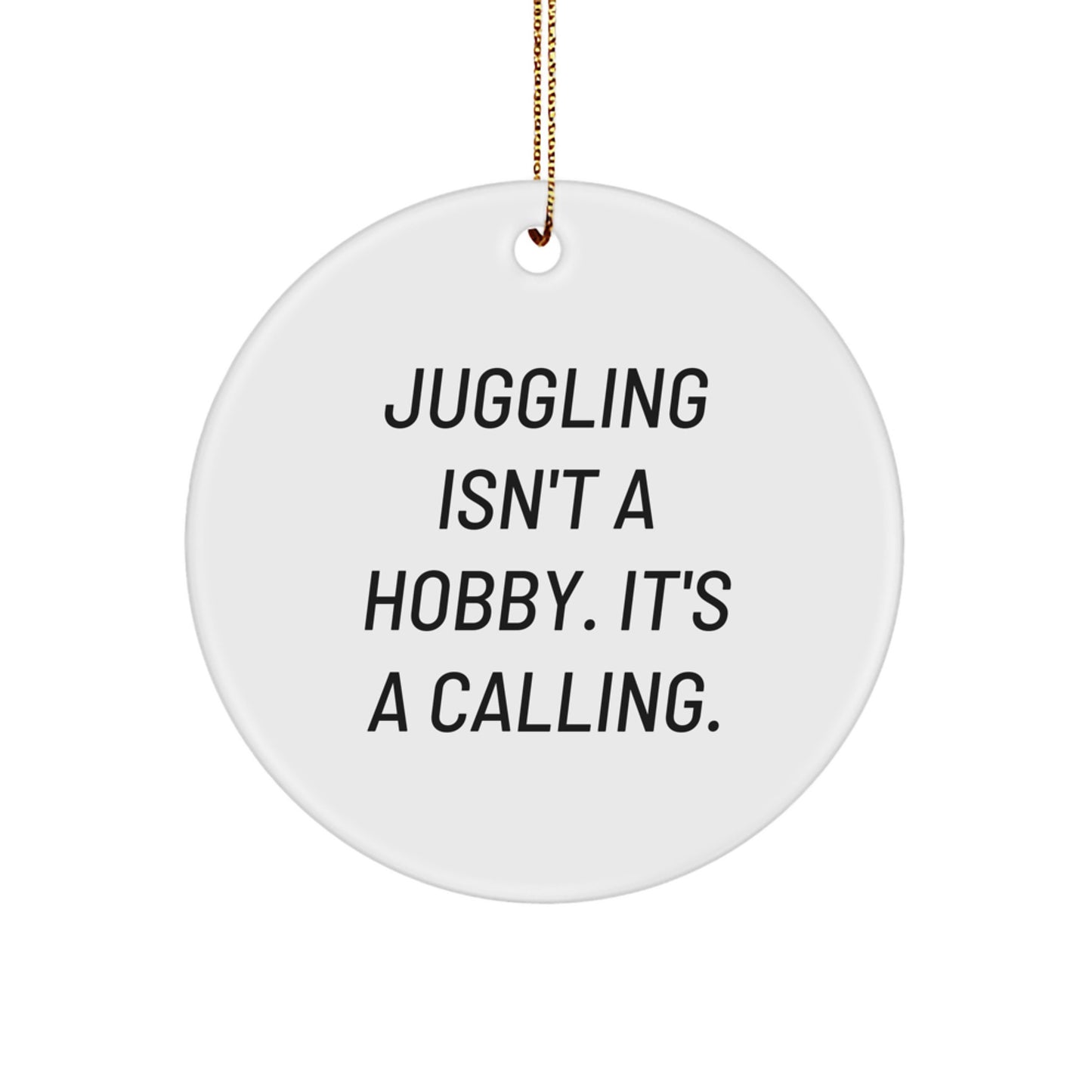 Juggling Inspired Circle Ornament Gifts from Family and Friends for Christmas - Image 1