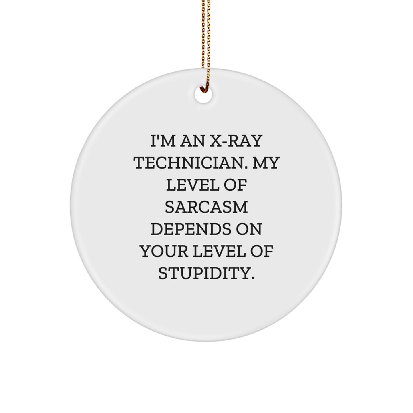 Christmas Gift X-Ray Technician Ornament for Her Present - Image 1