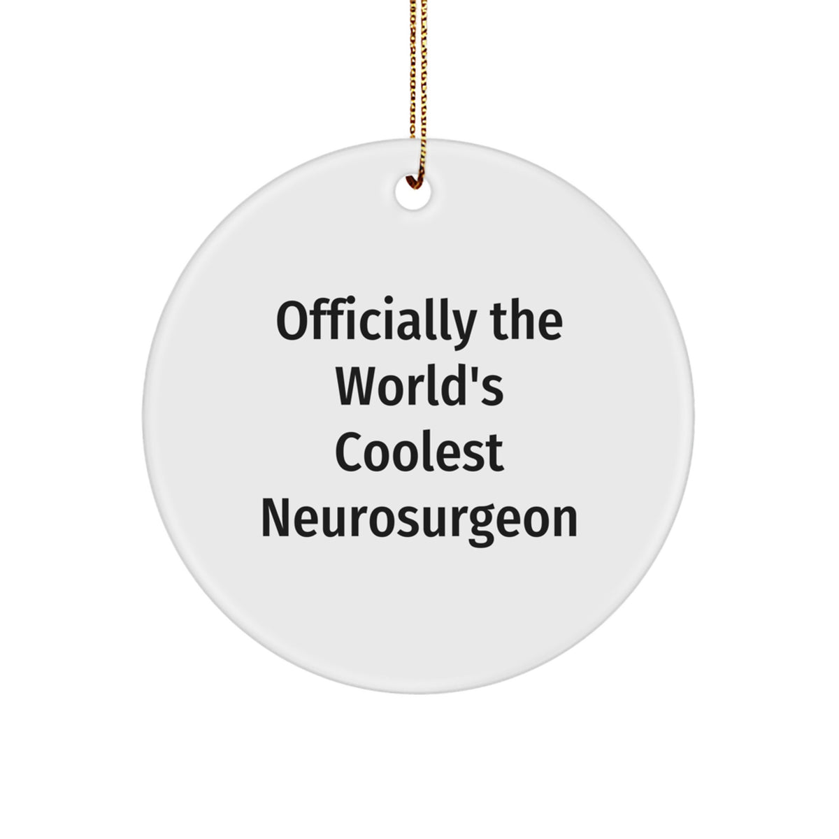 Neurosurgeon Keepsake Christmas Ornament for Him Gift - Image 1