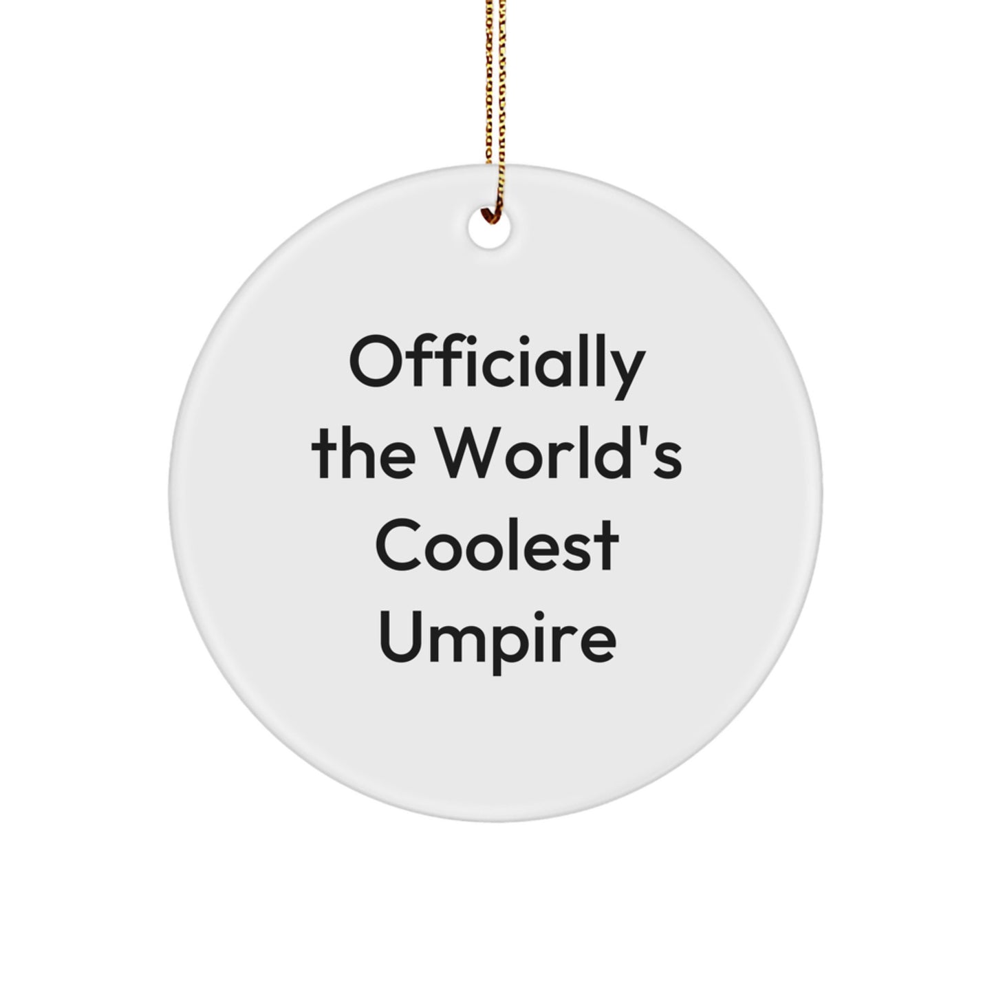 Umpire Keepsake Christmas Ornament for Him Gift – Officially The World's - Image 1