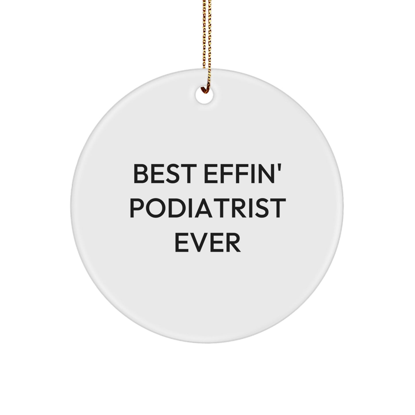 Podiatrist Keepsake Christmas Ornament for Him Gift - Image 1