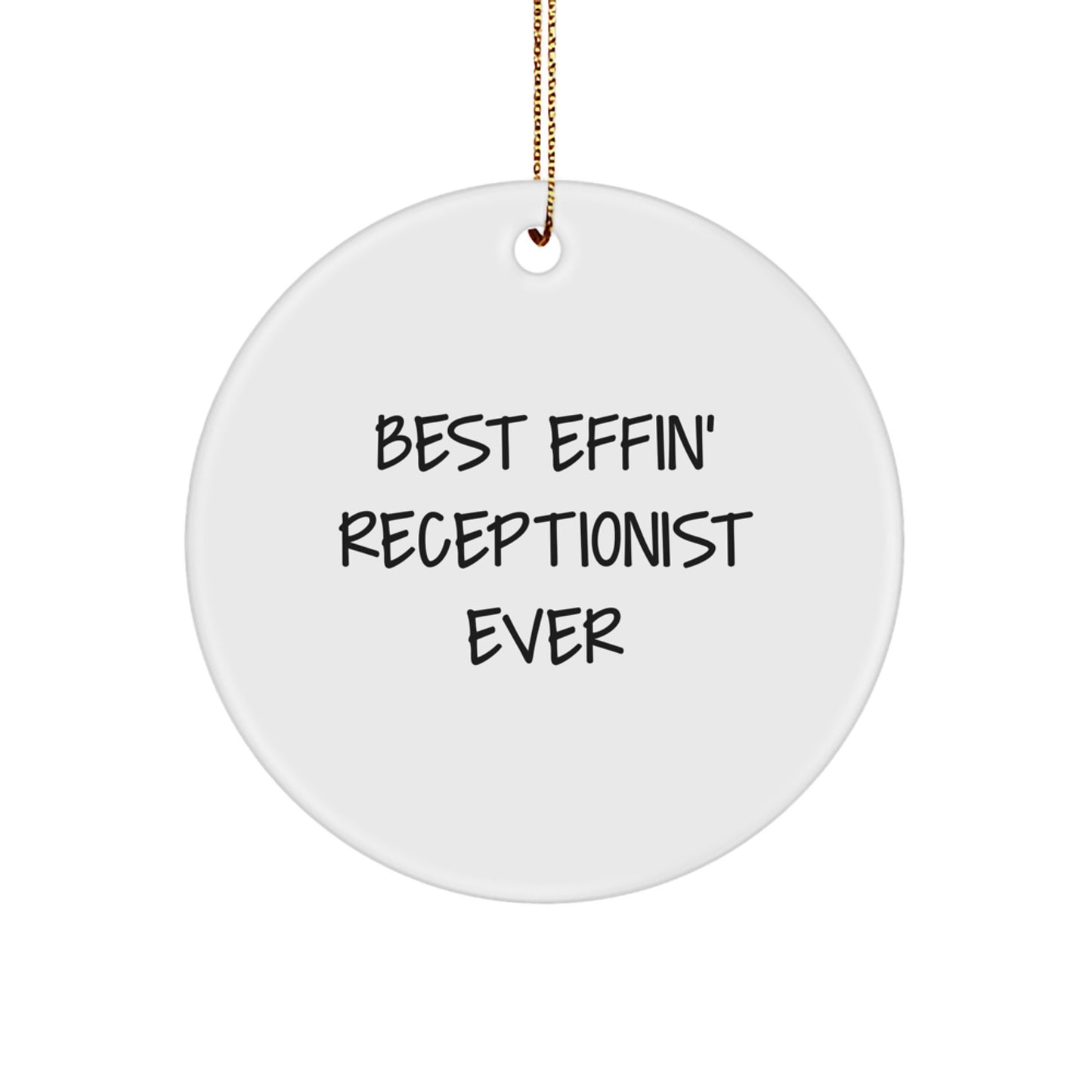 Christmas Gift for Her Receptionist Ornament Present - Image 1