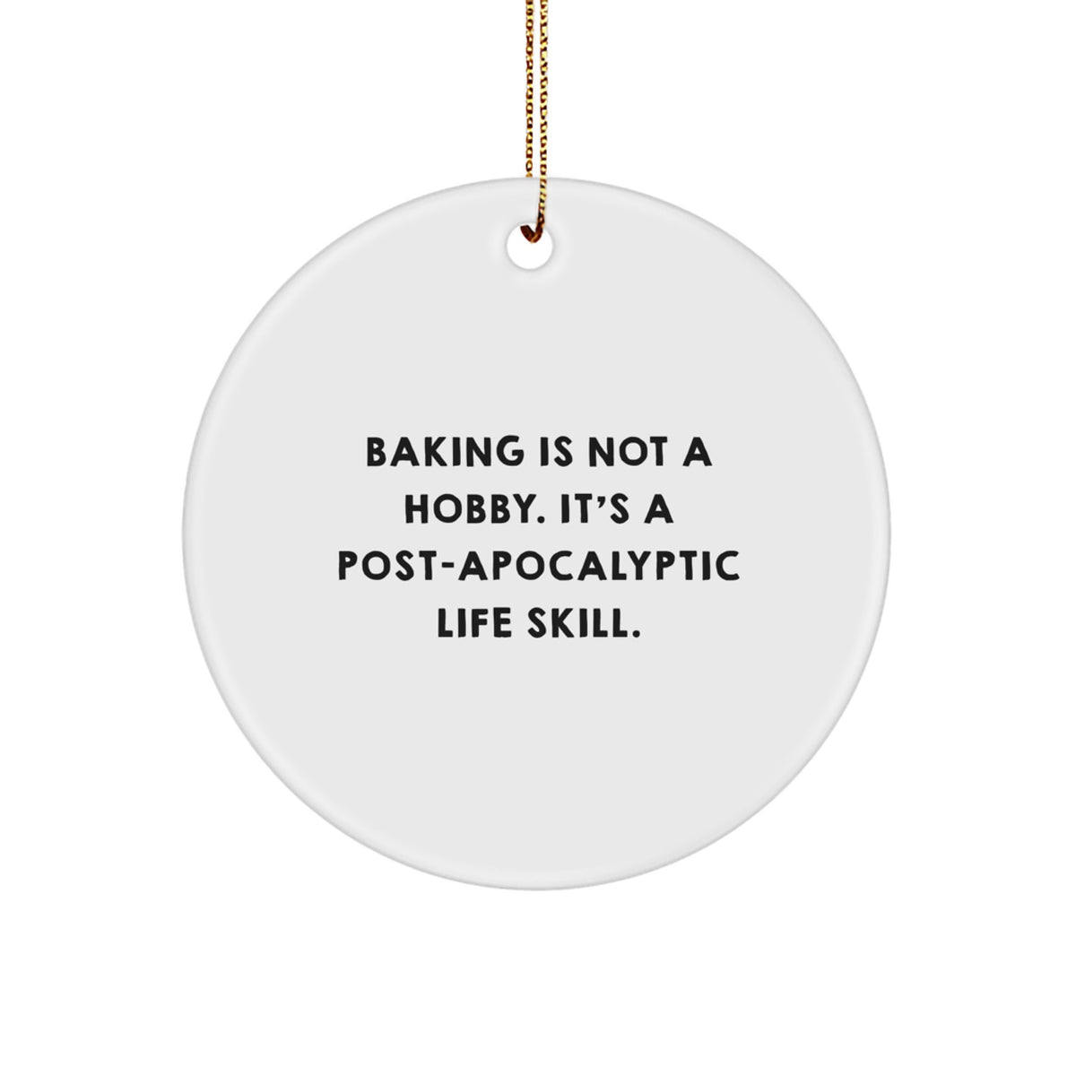 Baking Circle Ornament Idea for Coworkers Christmas Gift - Image 1