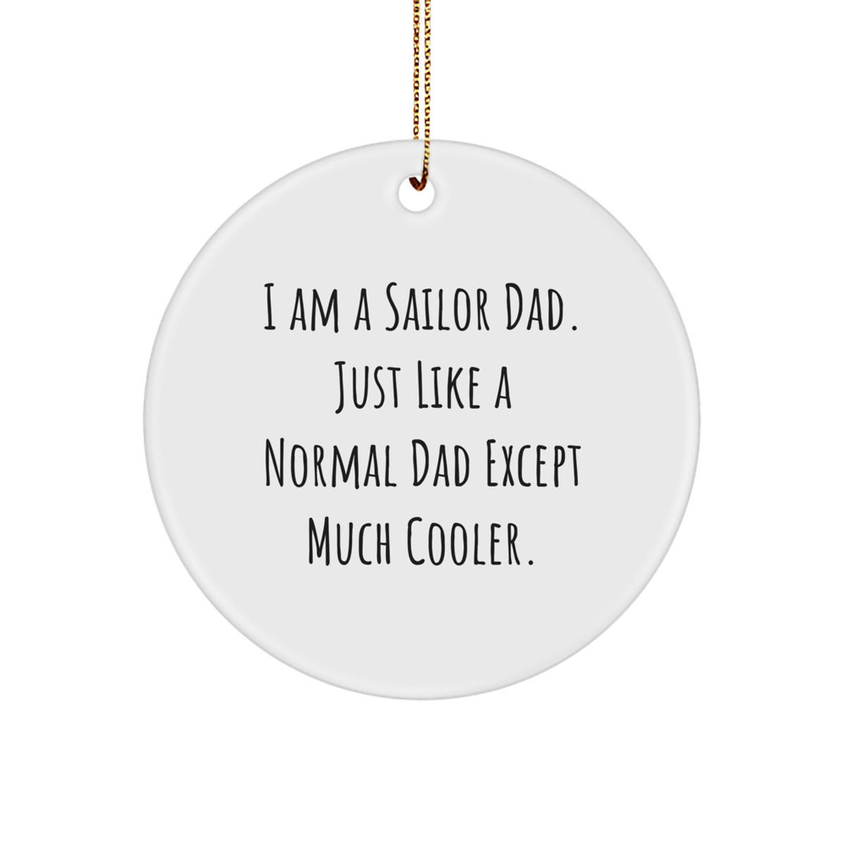 Christmas Gift Sailor Dad Ornament for Roommates Collectible - Image 1