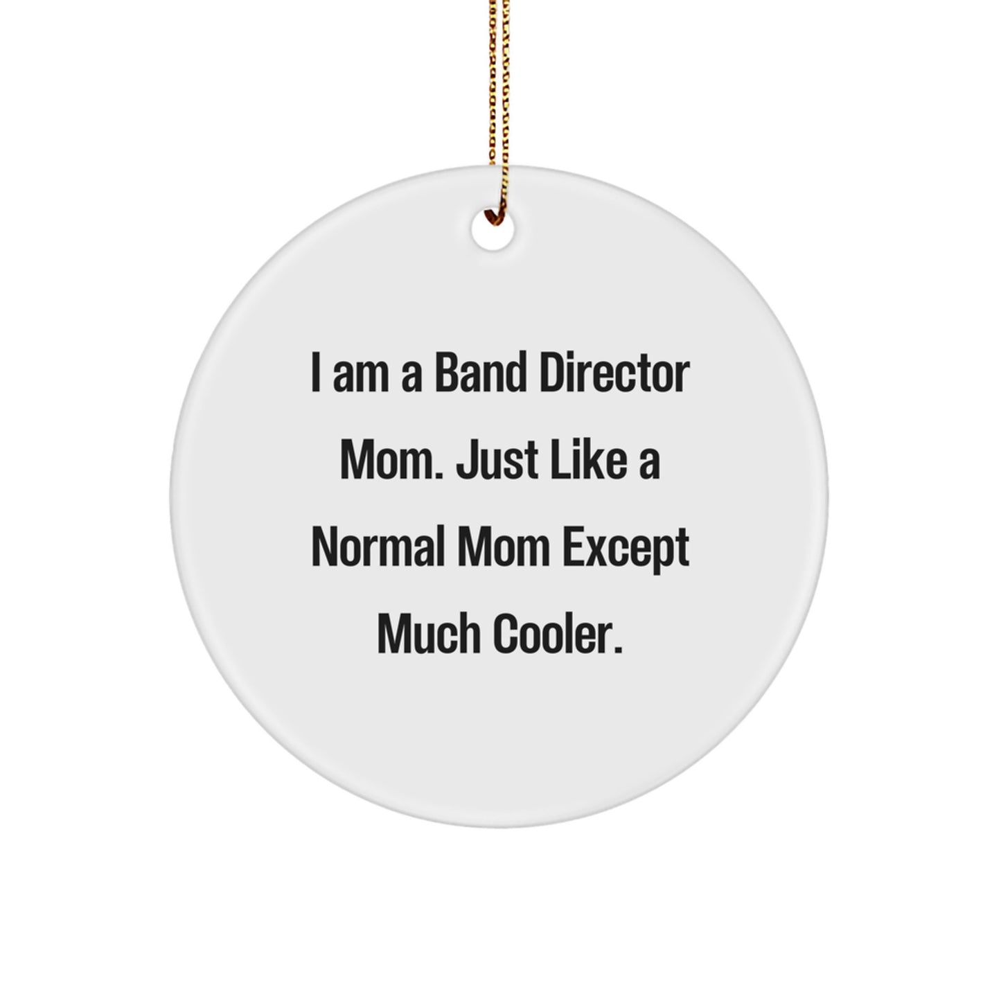 Band Director Keepsake Christmas Ornament for Him Gift - Image 1
