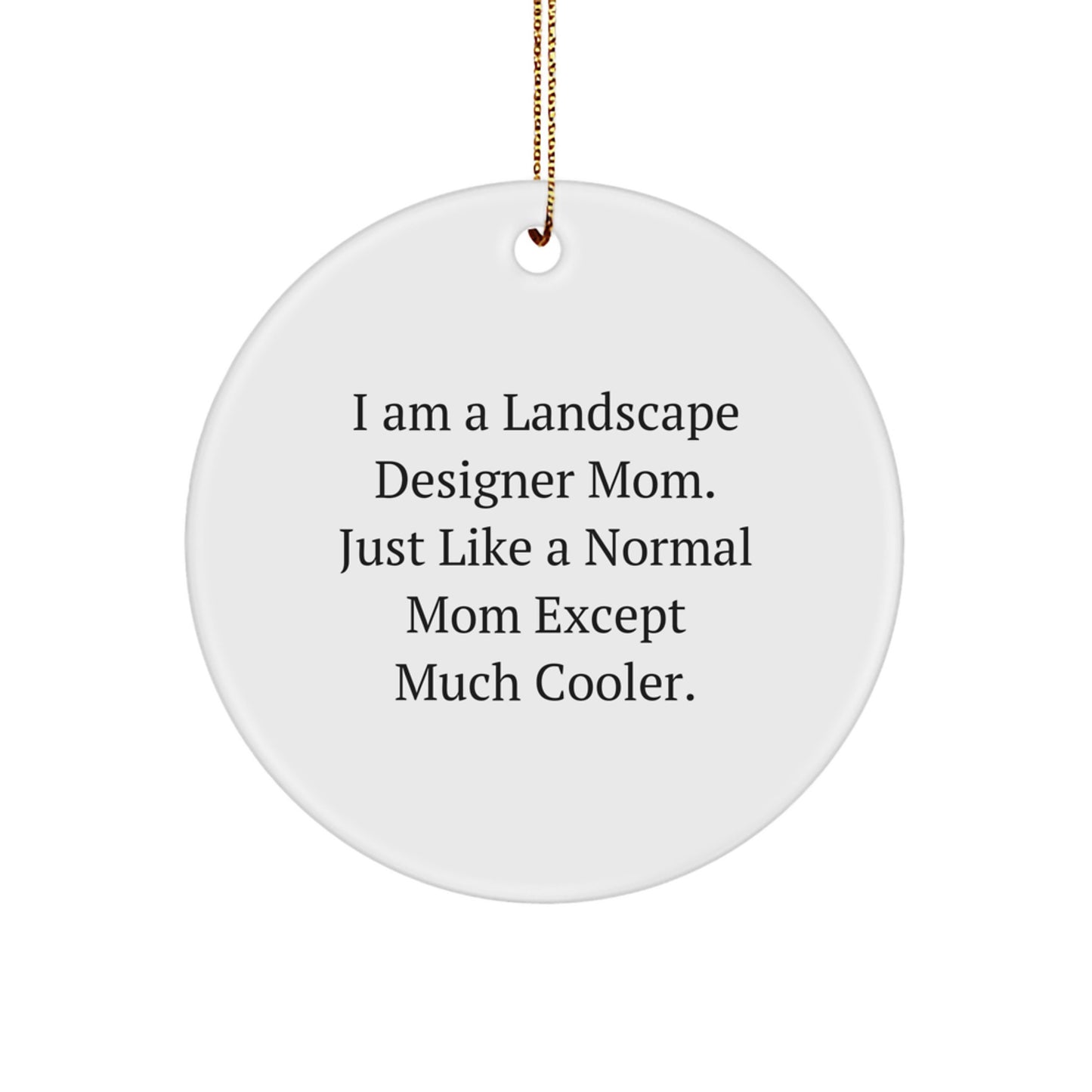 Christmas Gift for Her Landscape Designer Ornament Unique Present - Image 1