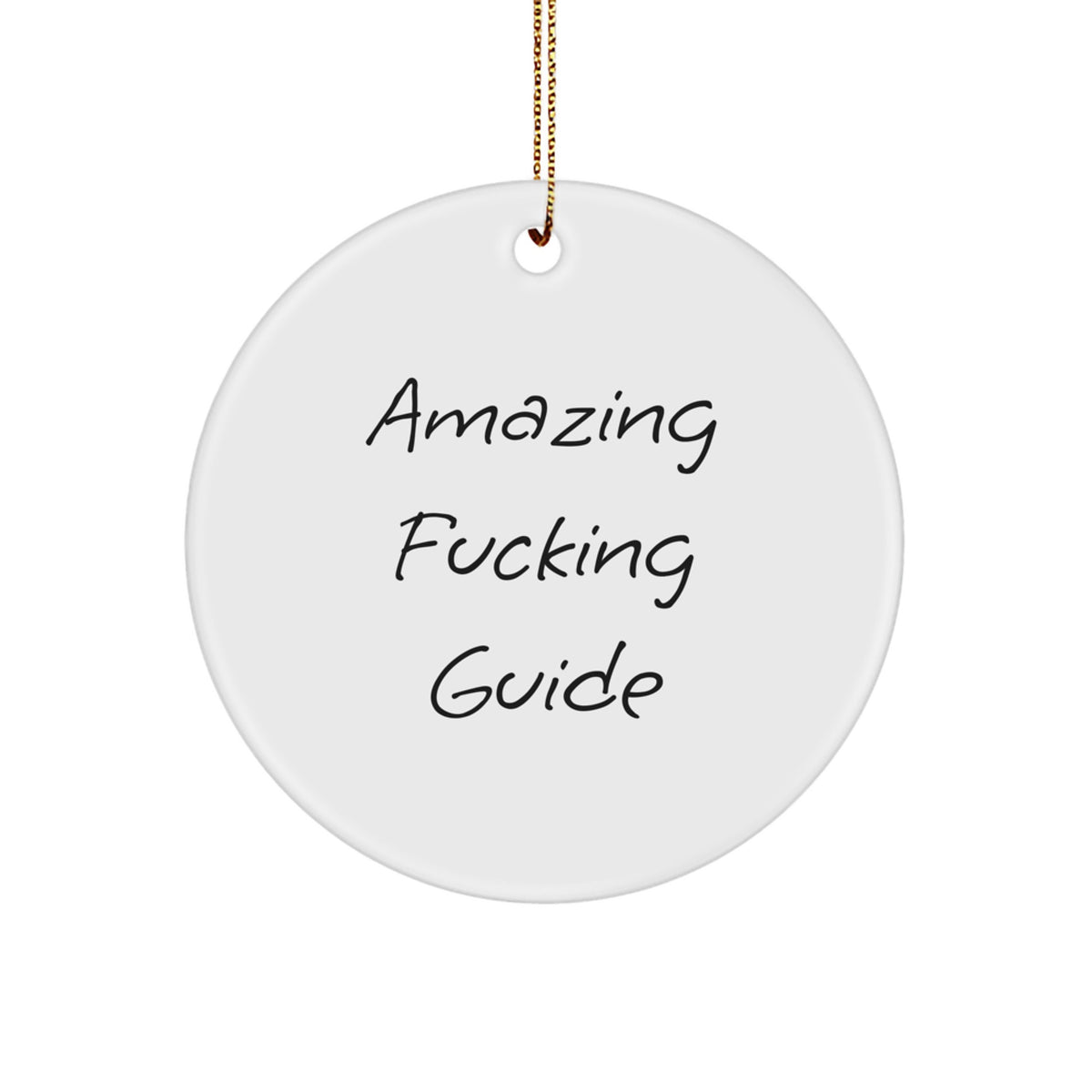 Amazing Guide Christmas Ornament for Friends Gift Novelty - Image 1