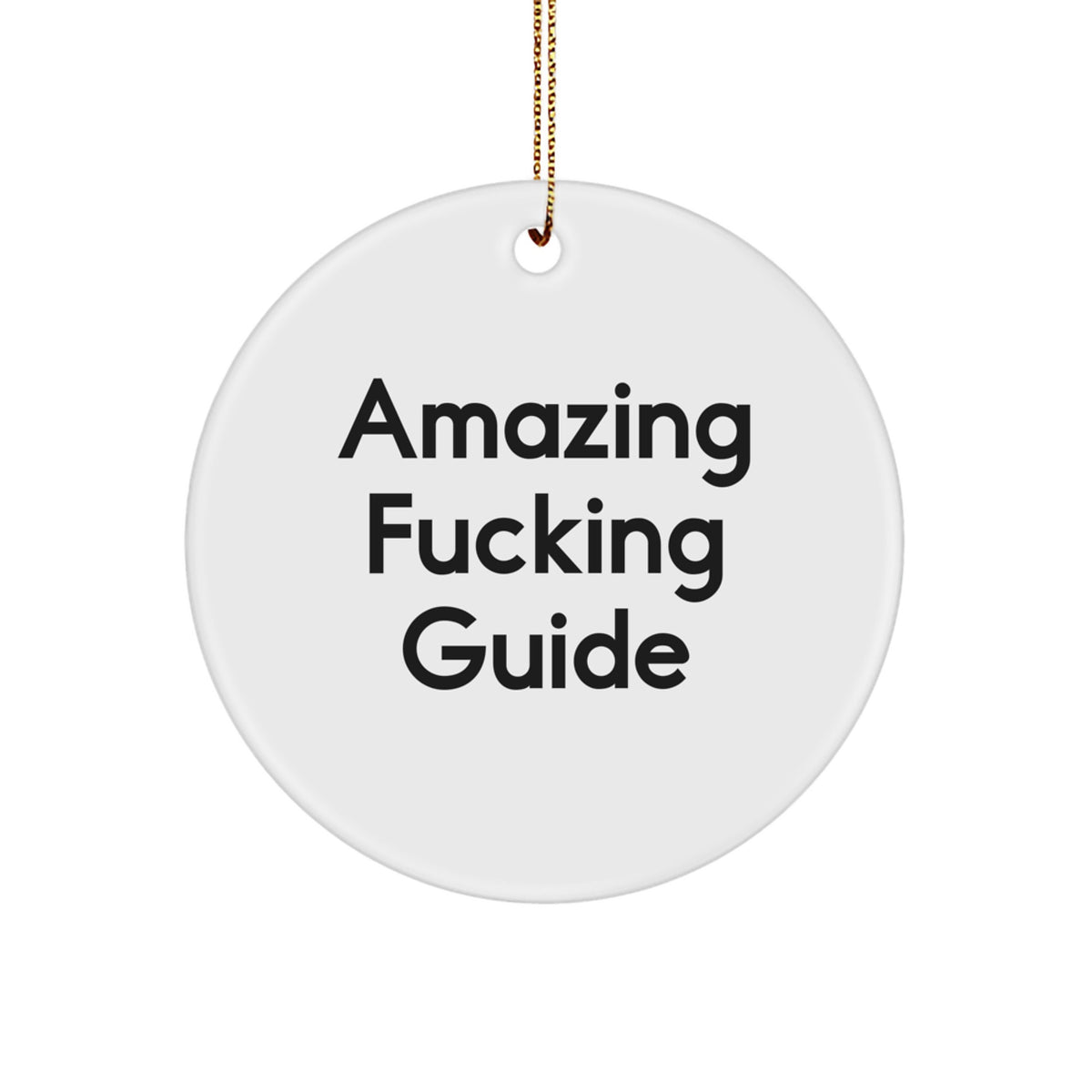 Christmas Ornament A Favorite, Amazing Fucking Guide Gift for Kids - Image 1