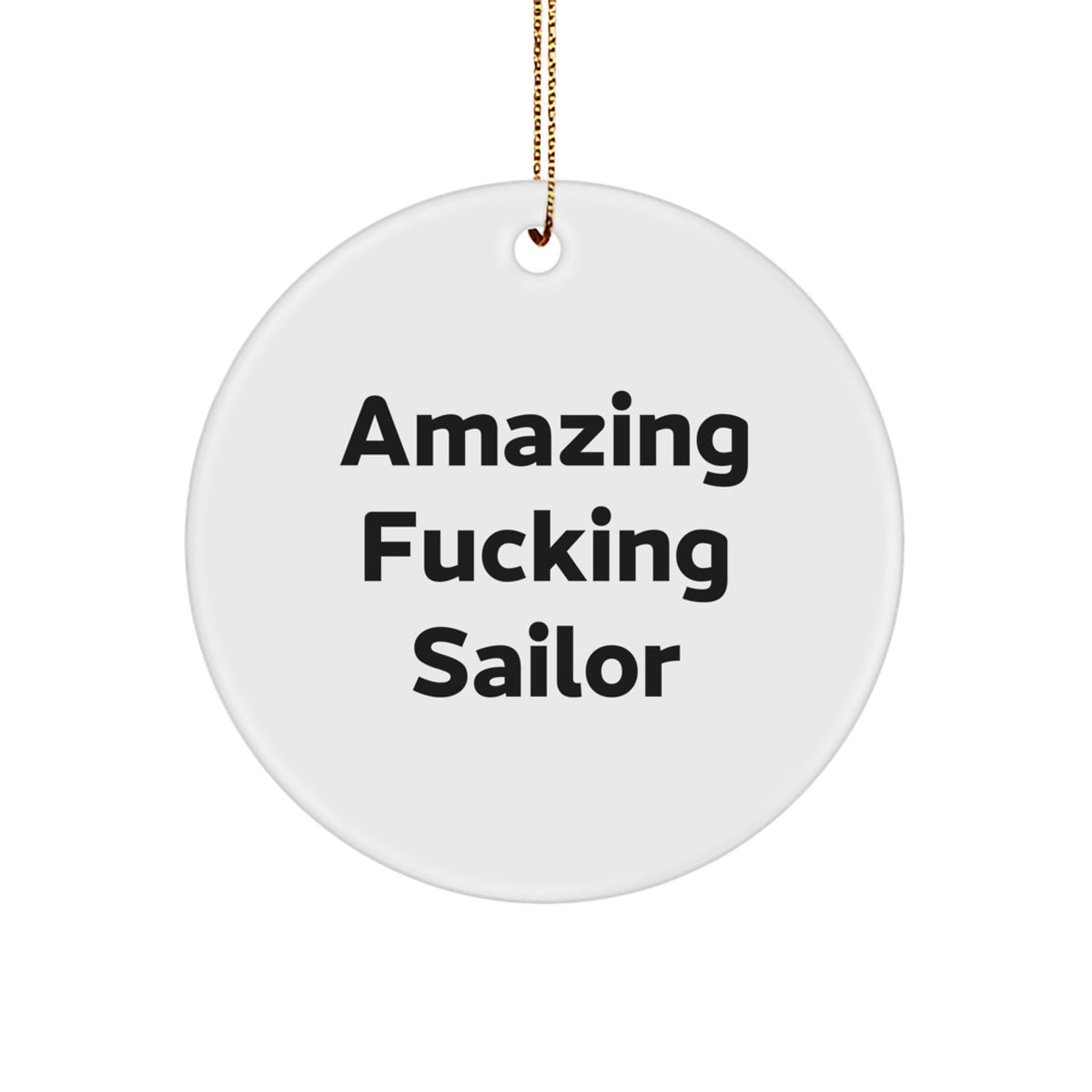 Amazing Sailor Keepsake Festive Holiday Christmas Ornament for Him Gift - Image 1