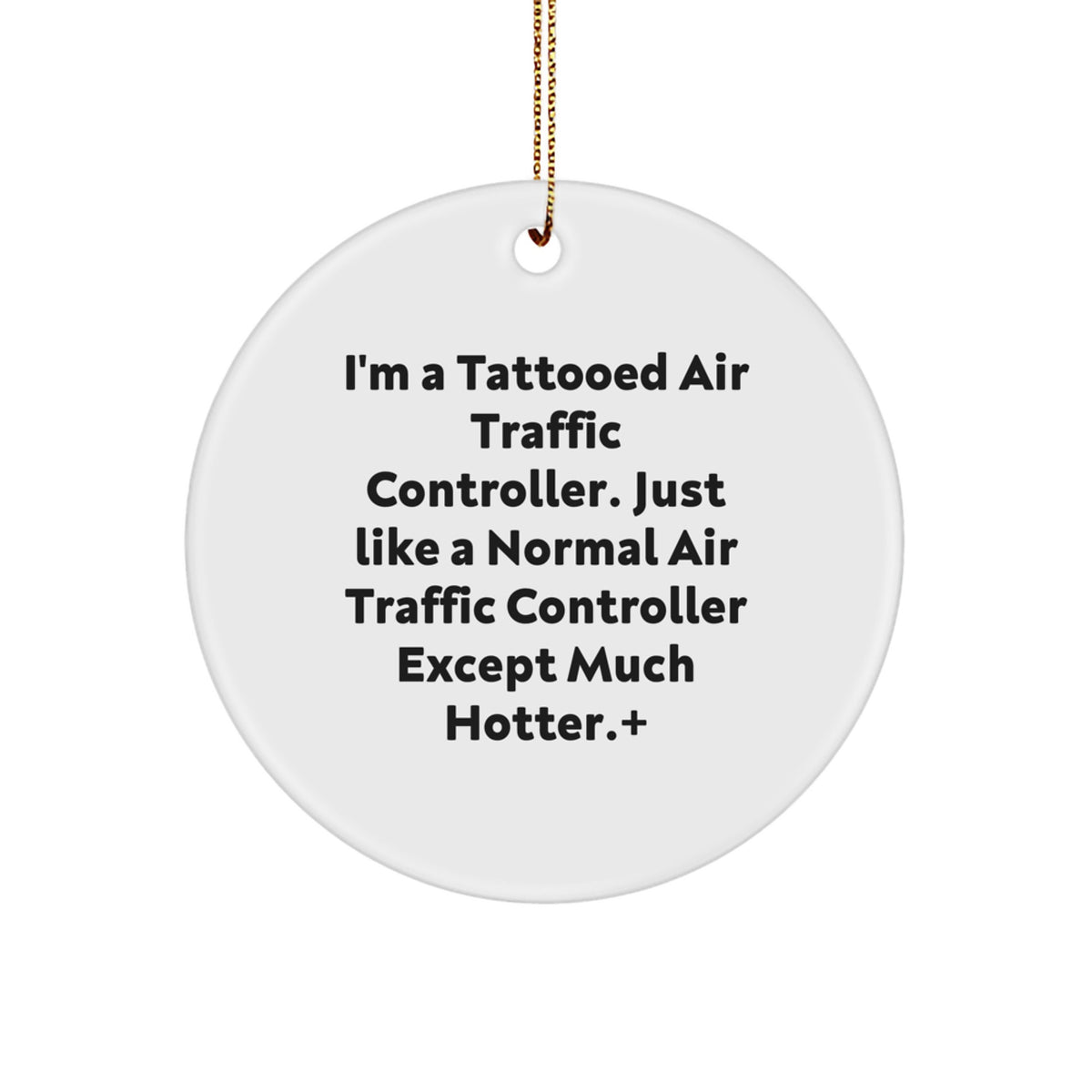 Air Traffic Controller Keepsake Christmas Ornament for Him Gift - Image 1
