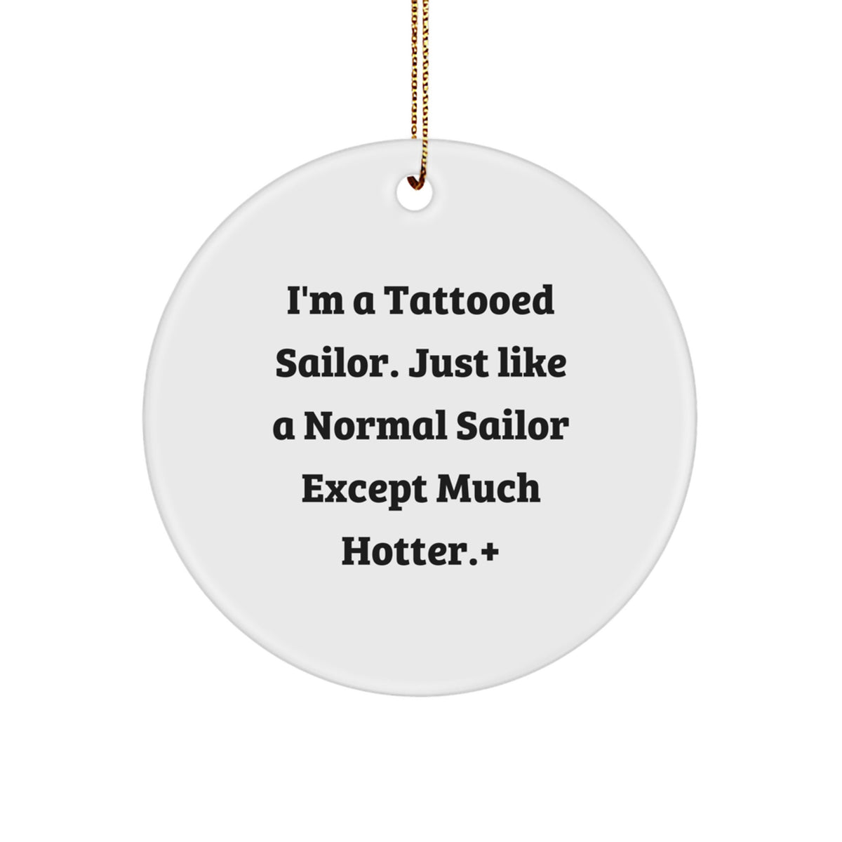 Christmas Gift Sailor Keepsake Ornament for Her Present - Image 1