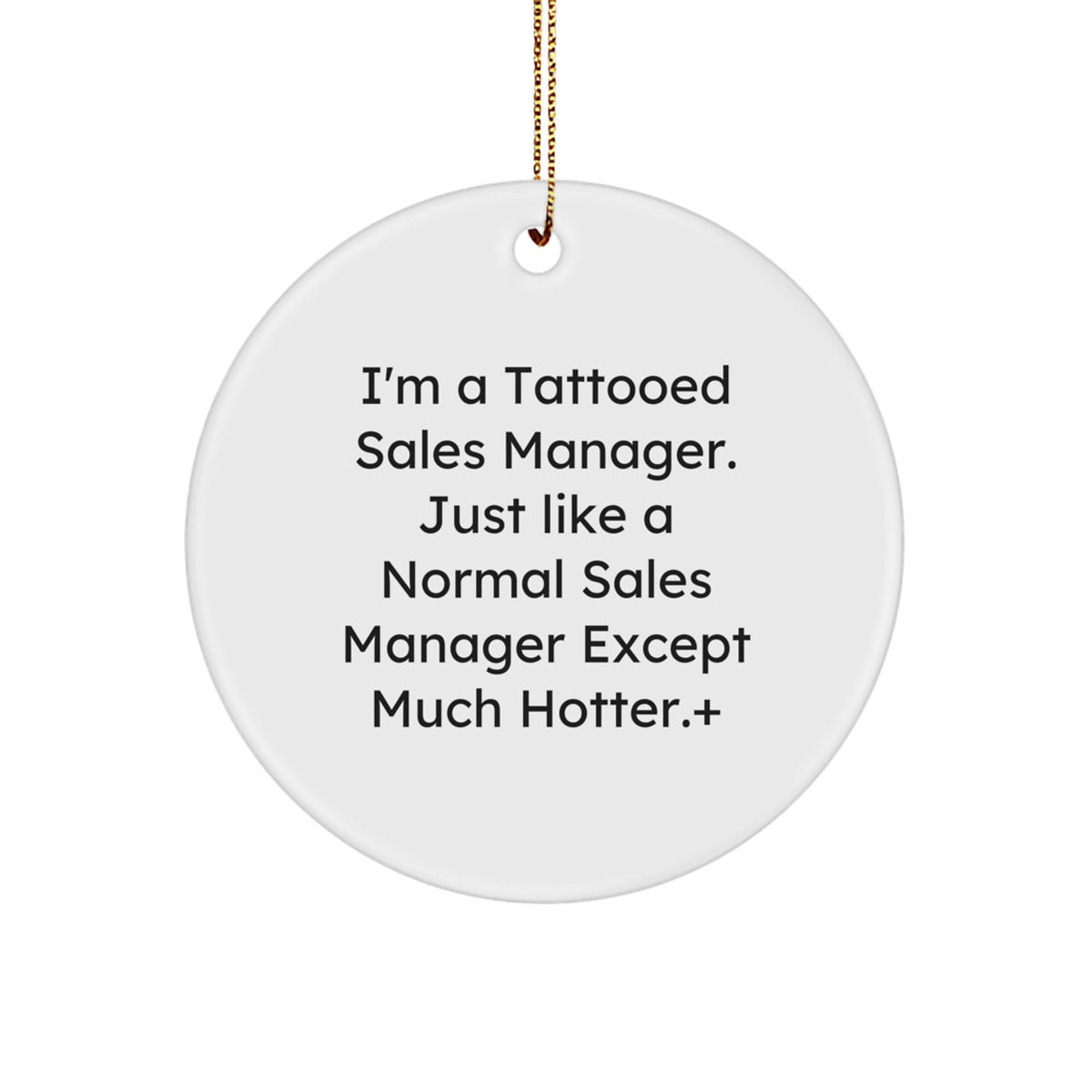 Christmas Gift for Her Sales Manager Ornament Present - Image 1