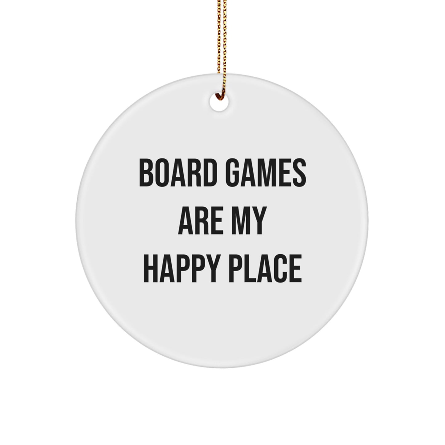 Funny Board Games Circle Ornament Gifts for Board Game Enthusiasts from Friends and Family, Circle Ornament, Christmas Unique Gifts - Image 1