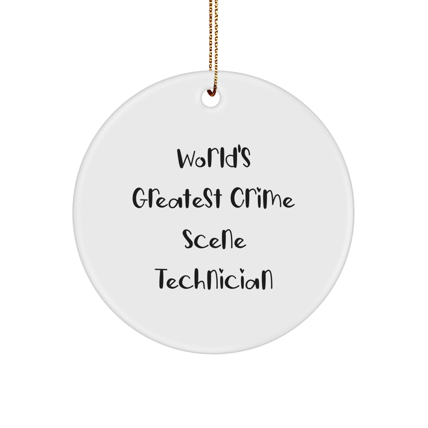 Funny World's Greatest Crime Scene Technician Gifts for Men Funny Crime Scene Gifts for Christmas Unique - Image 1