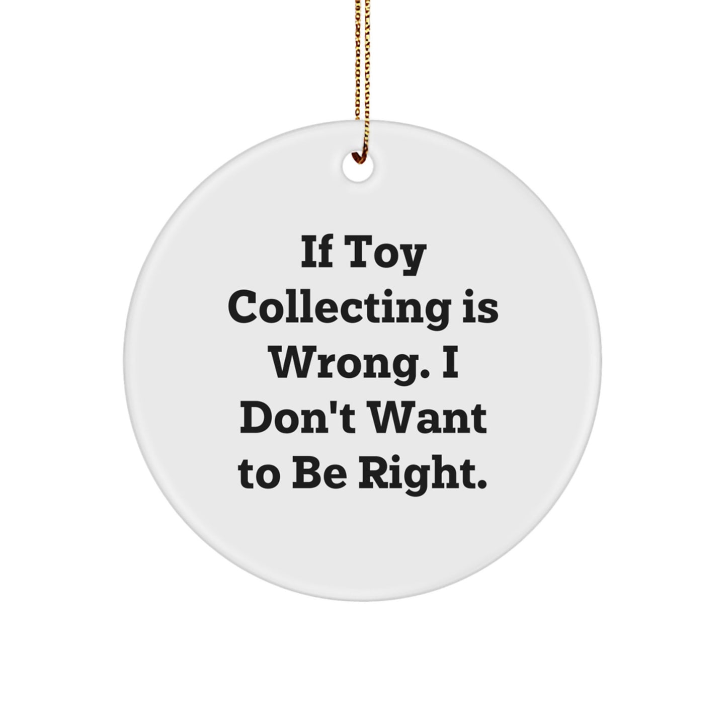 Funny Toy Collecting Circle Ornament Gifts for Men Friends from Loved Ones - Image 1