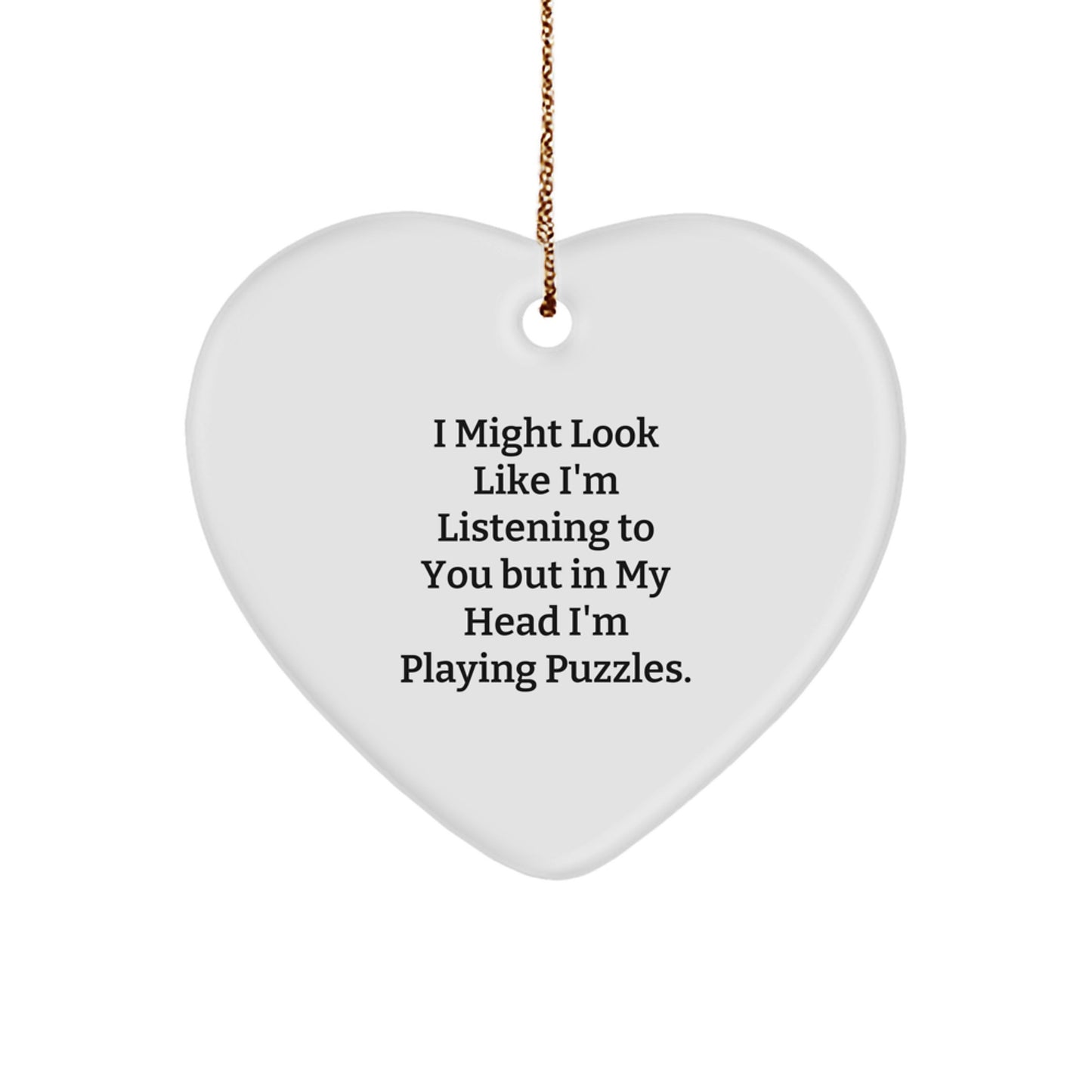 Funny Puzzles Gifts from Men for Women Christmas Unique Ornaments - Image 1