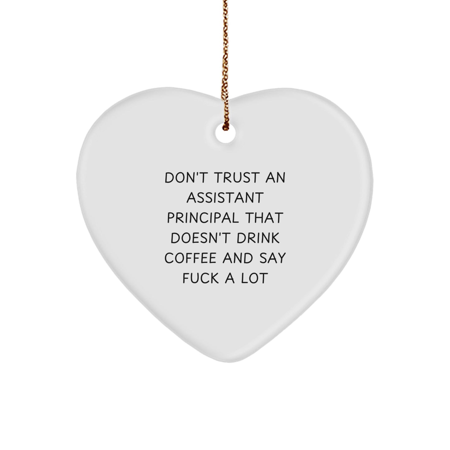 Assistant Principal Keepsake Christmas Ornament for Him Gift - Image 1