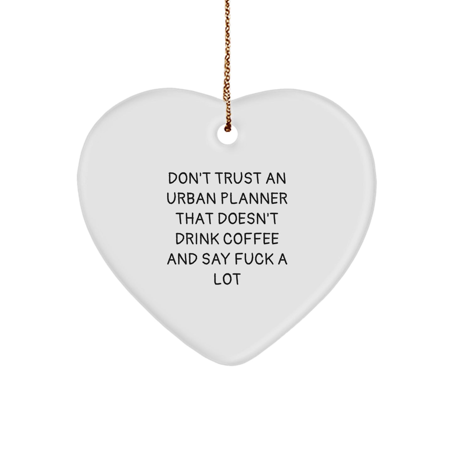 Urban Planner Keepsake Christmas Ornament for Him Gift - Image 1