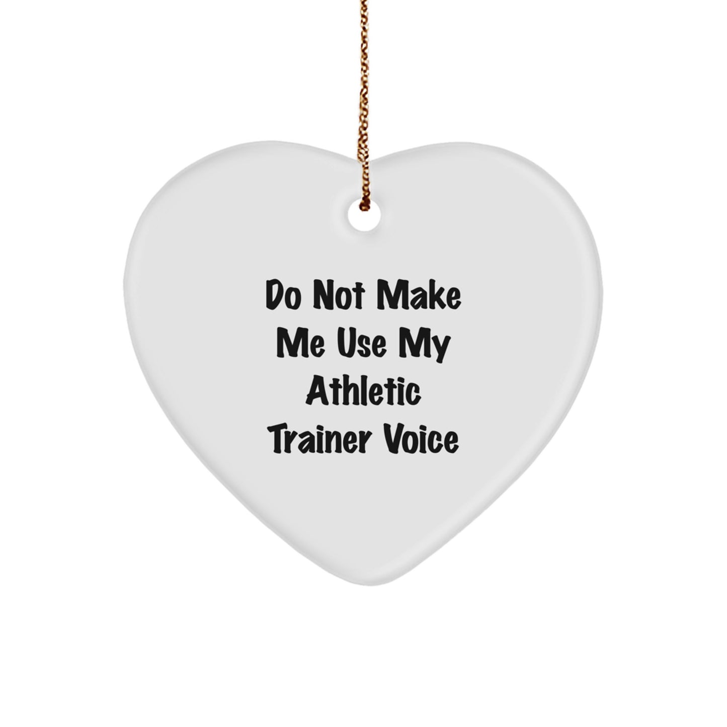 Athletic Trainer Keepsake Christmas Ornament for Him Gift - Image 1