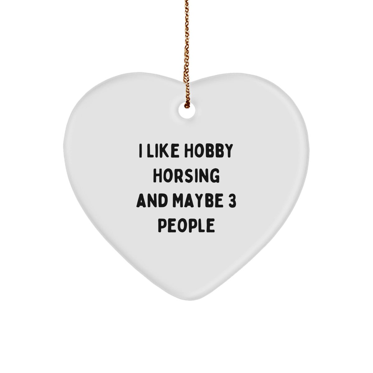 Heartfelt Hobby Horsing Gifts from Friends for Hobby Horsing Enthusiasts - Funny Quote Decorations, Unique Christmas Unique Gifts for Men, Women, and Family - Image 1