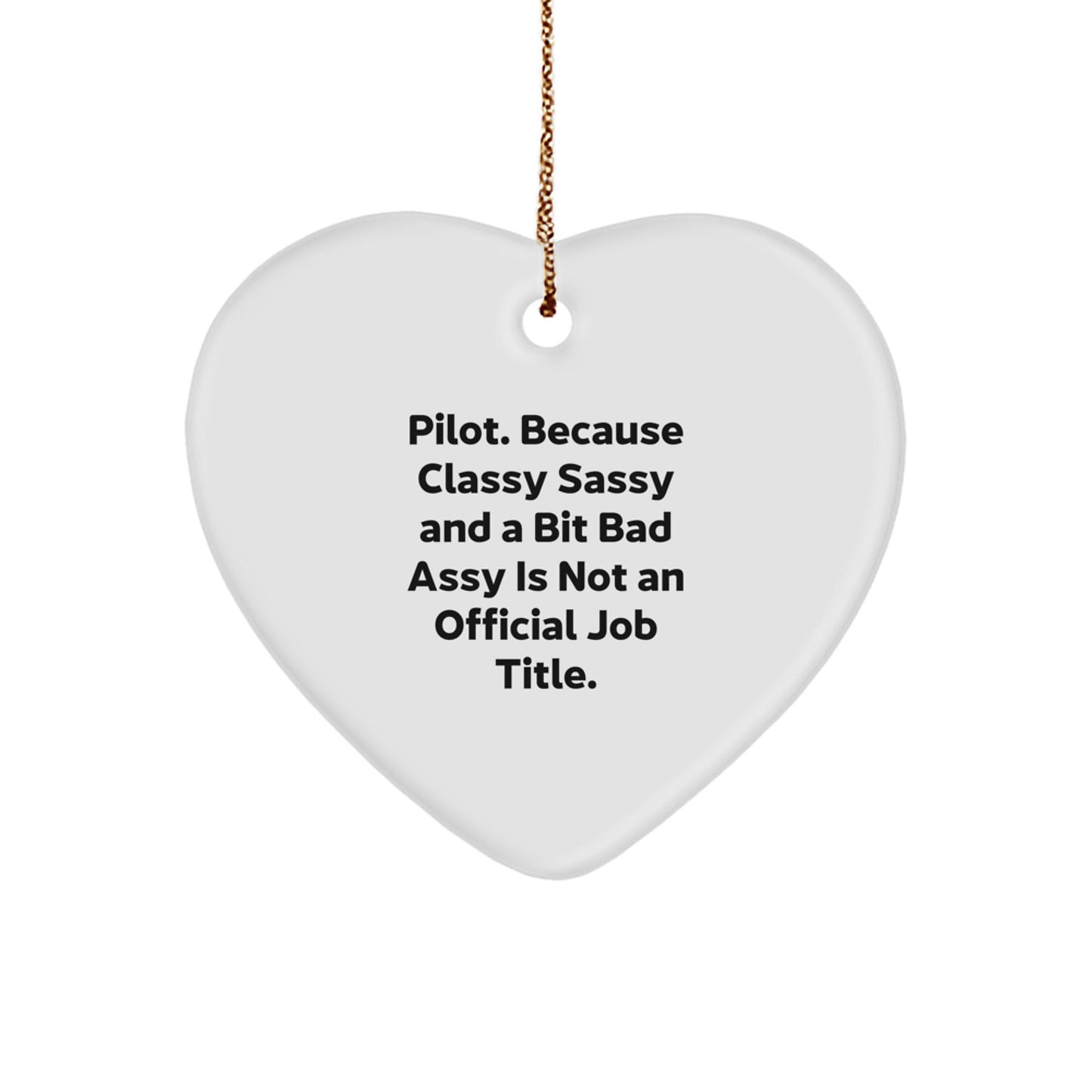 Pilot Keepsake Christmas Ornament for Him Gift - Image 1