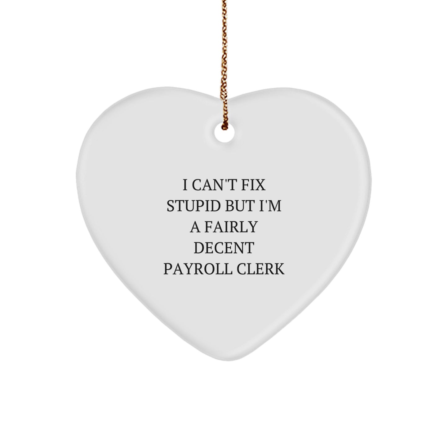 Funny Payroll Clerk Gifts from Men to Women for Christmas Unique Gifts for Friends Coworkers Family - Image 1