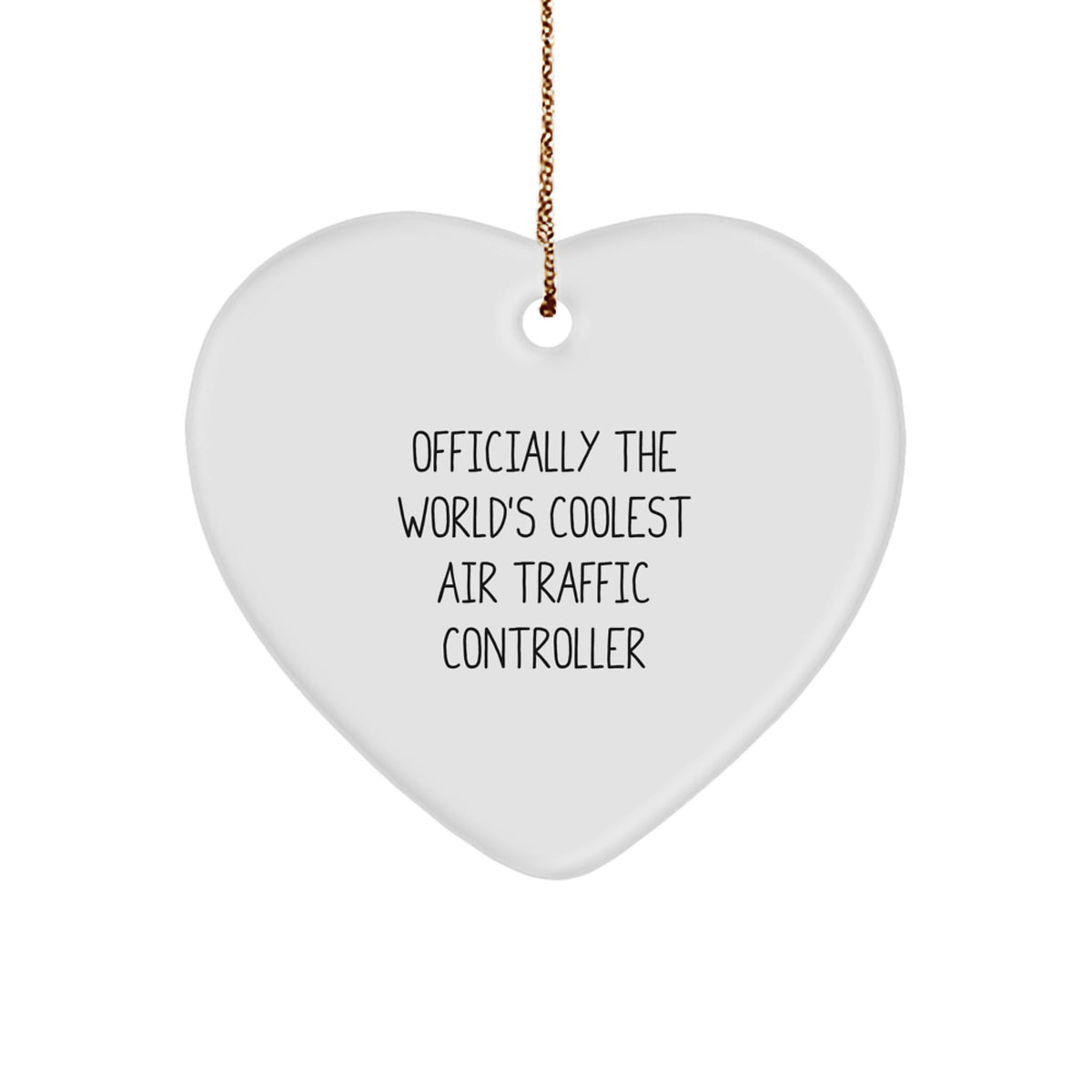 Air Traffic Controller Christmas Ornament Gift for Him Keepsake Coolest - Image 1