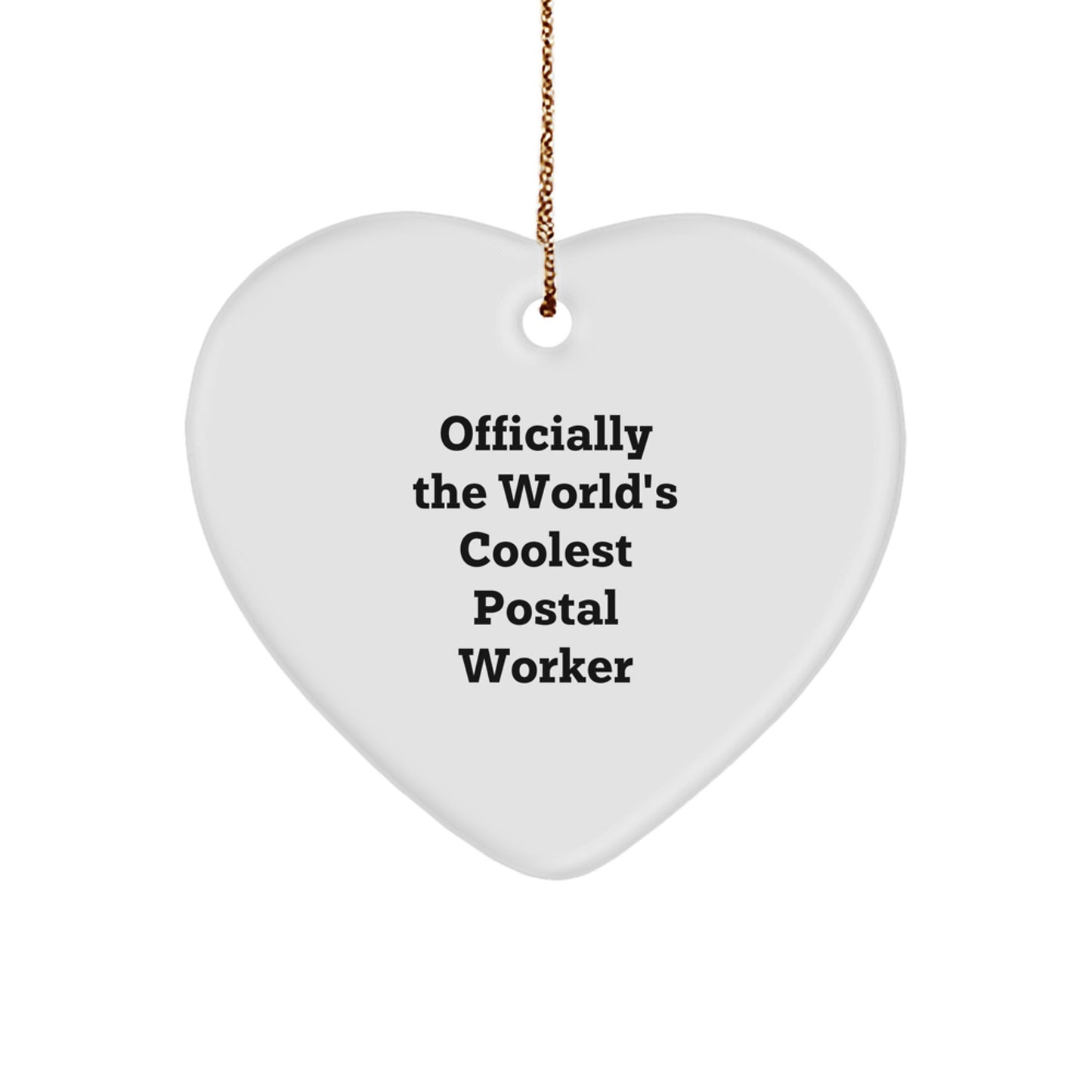 Postal Worker Keepsake Christmas Ornament for Him Gift – The World's - Image 1