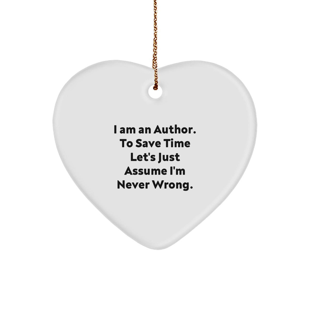 Author Christmas Ornament for Happy Kids Favorite Gift - I am an Author - Image 1
