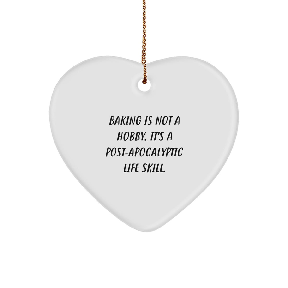 Baking Keepsake Christmas Ornament for Him Gift – Festive Home Decor - Image 1
