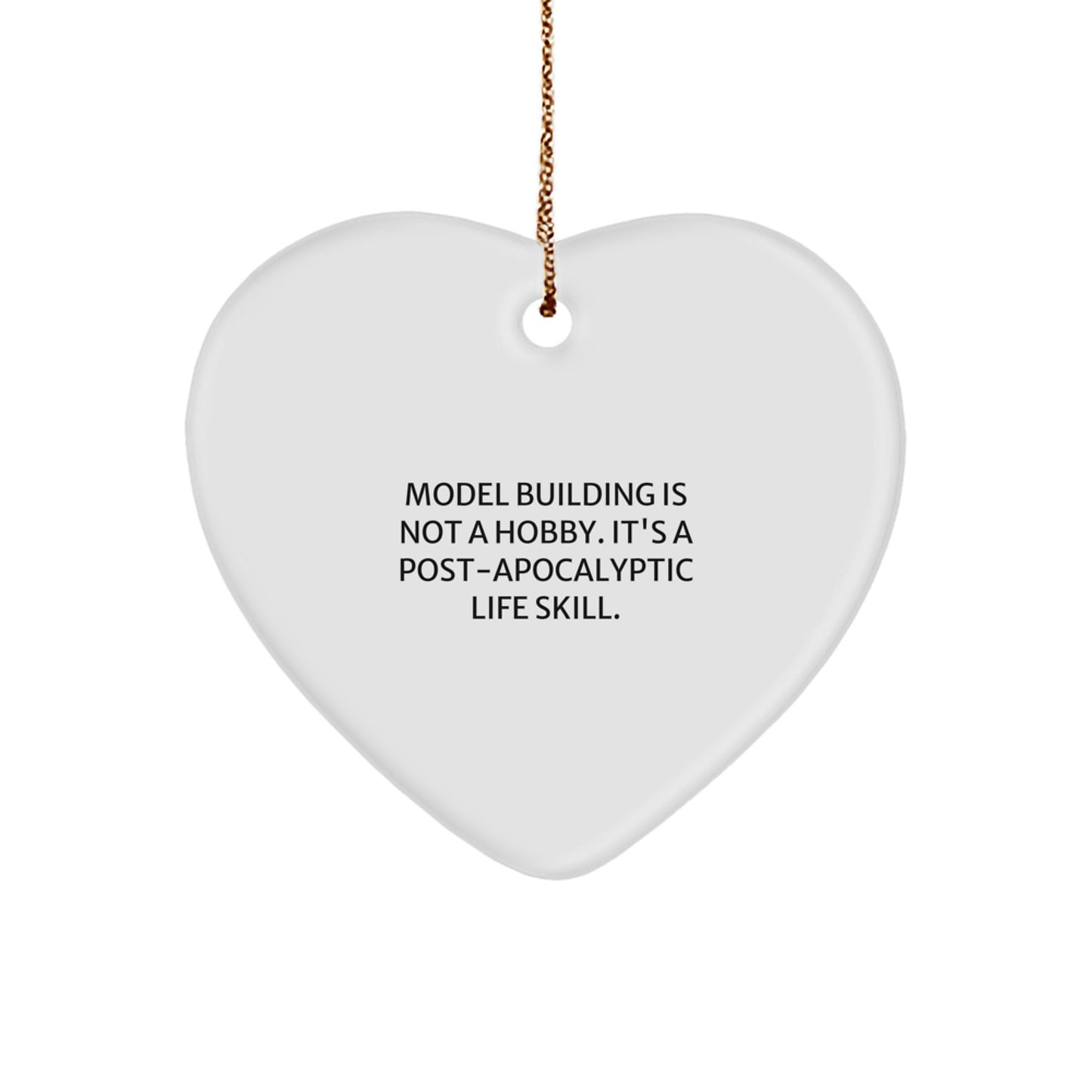 Model Building Favorite Heart Ornament for Kids Christmas Gift - Image 1