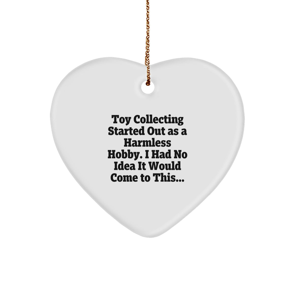 Family Treasure Toy Collecting Heart Ornament Christmas Unique Gift - Image 1