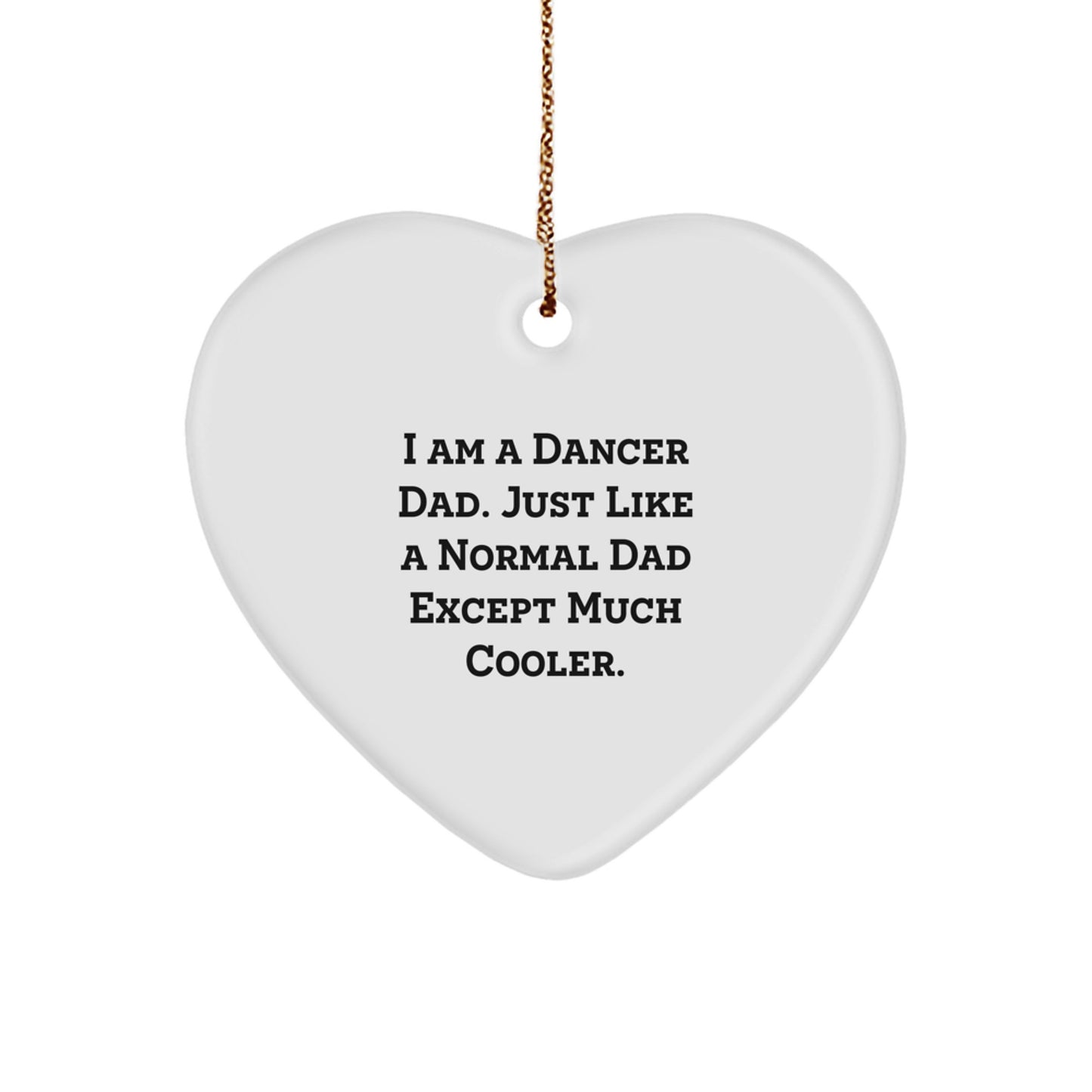 Cool Dancer Novelty Christmas Ornament for Friends Gift - Image 1