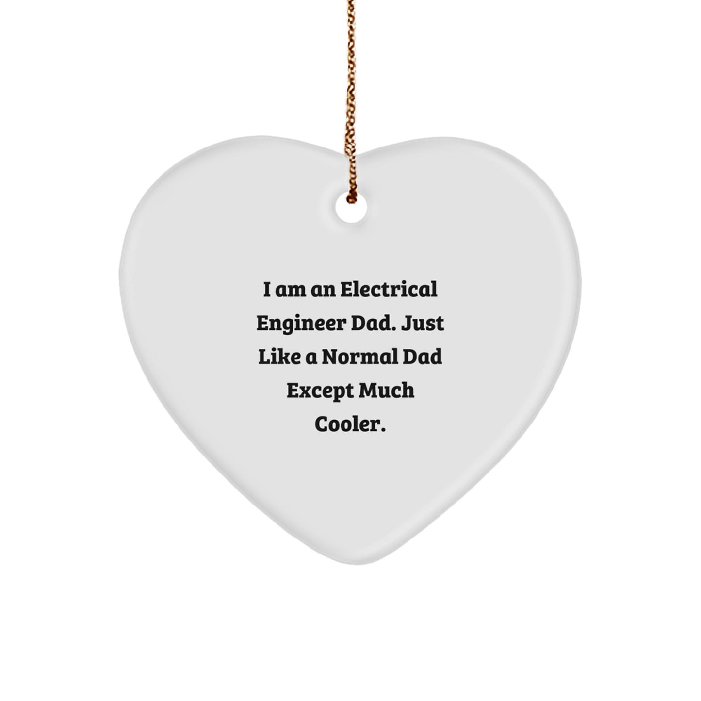 Electrical Engineer Dad Christmas Ornament for Coworkers Gift - Image 1