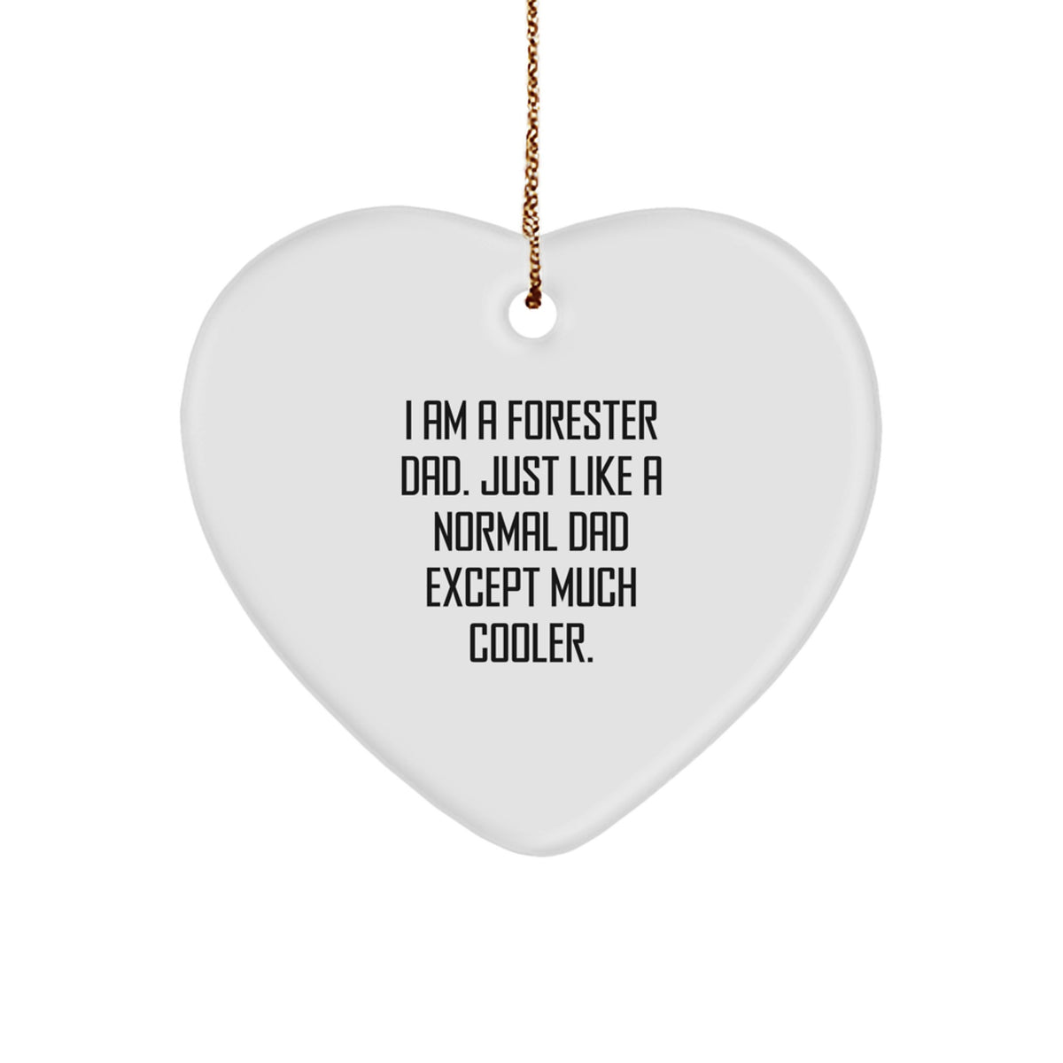 Cool Forester Christmas Ornament Holiday Gift for Friends Novelty - Image 1