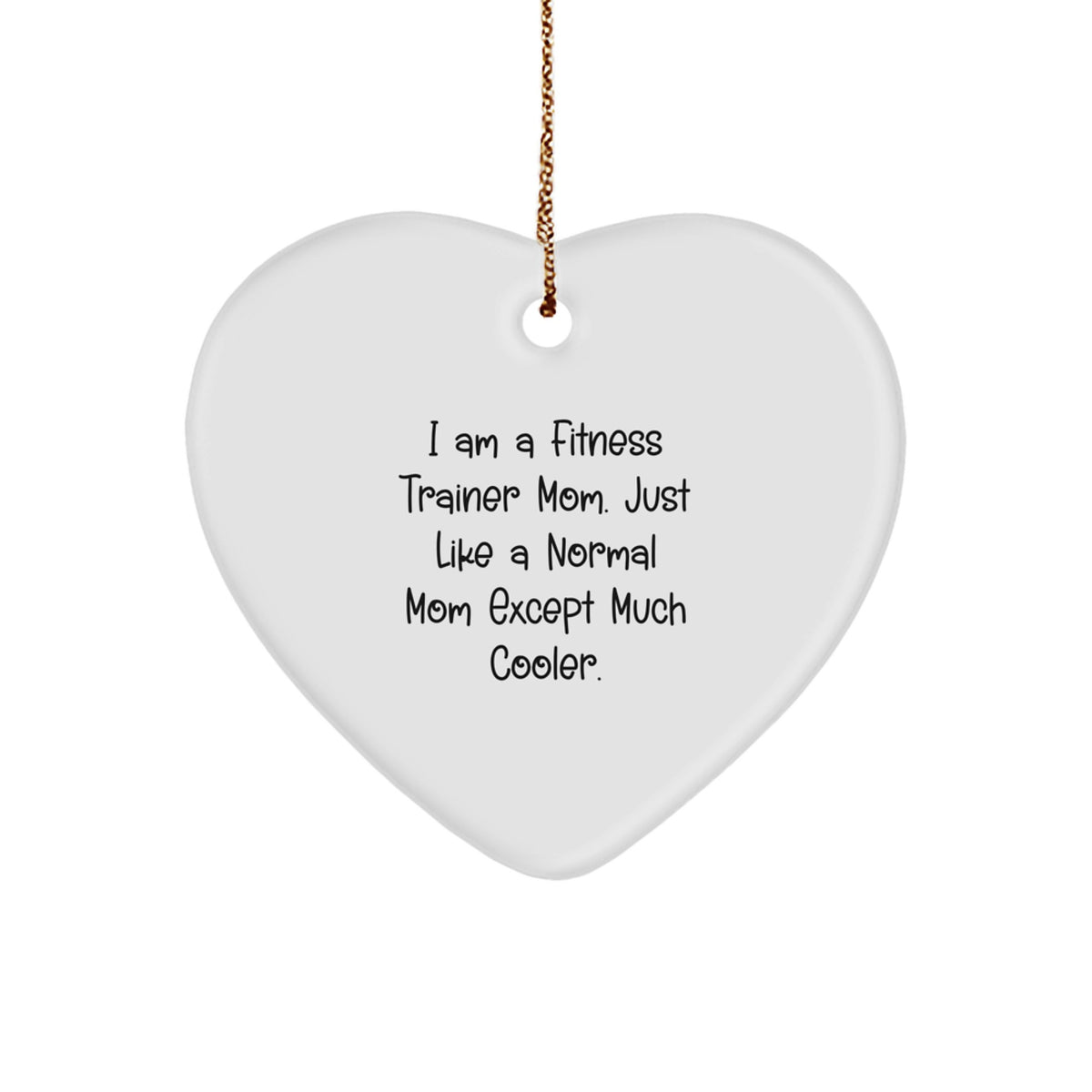 Christmas Ornament Gift for Coworkers Fitness Trainer Mom - A Cooler - Image 1
