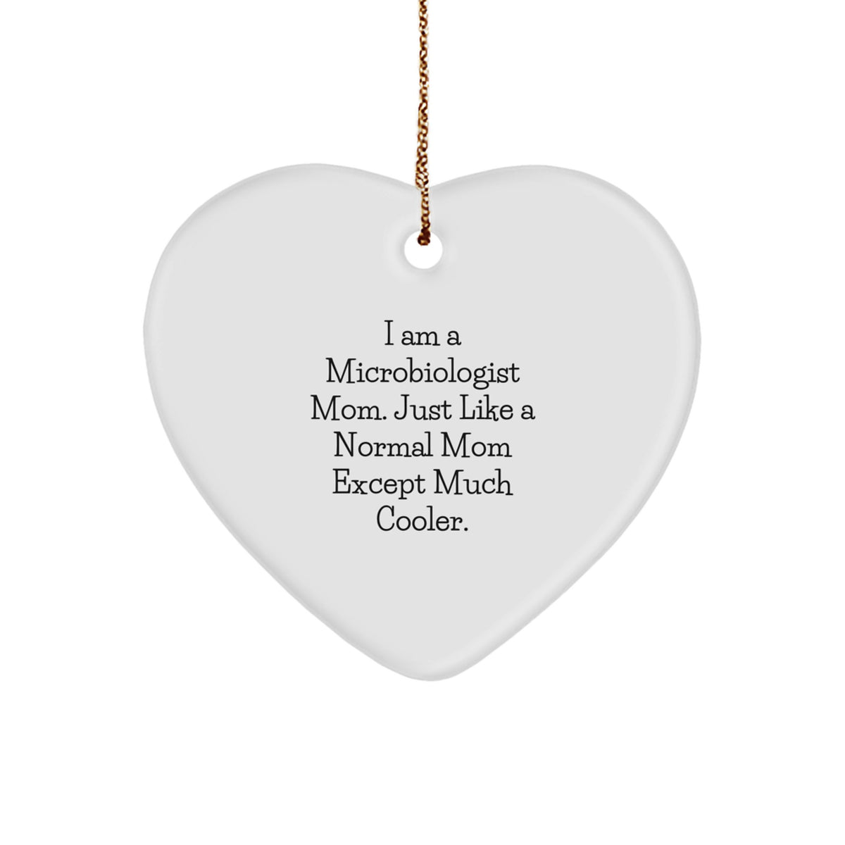 Microbiologist Mom Christmas Ornament Idea for Coworkers Gift - Image 1