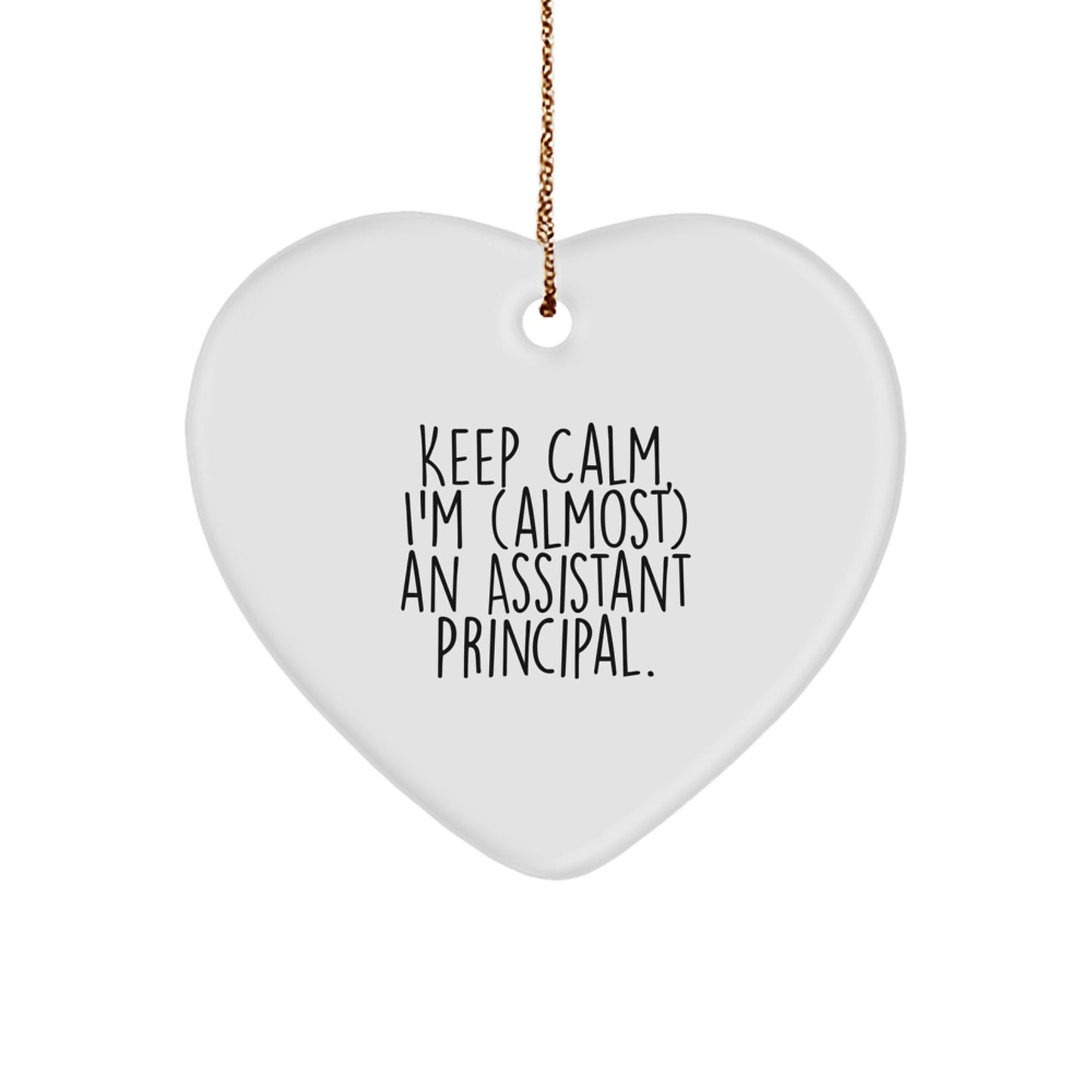 Assistant Principal Keepsake Christmas Ornament for Him Gift - Image 1