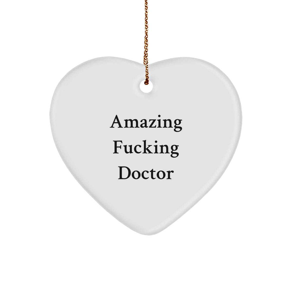 Doctor Bright Heart Ornament for Teens Memento Christmas Gift - Image 1