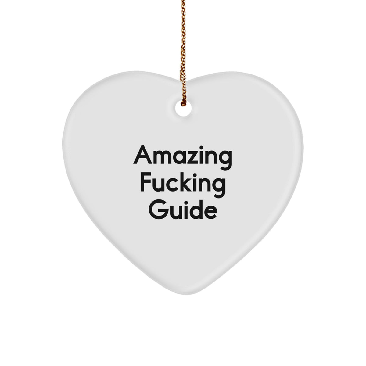 Amazing Fucking Guide Christmas Ornament Gift for Kids - Favorite - Image 1