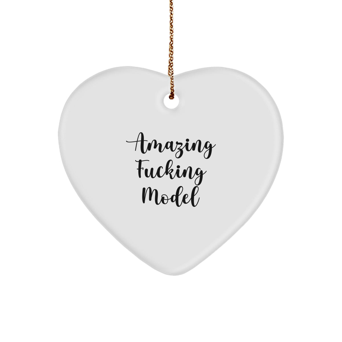Bold Novelty Model Heart Ornament for Friends Vivid Christmas Gift - Image 1