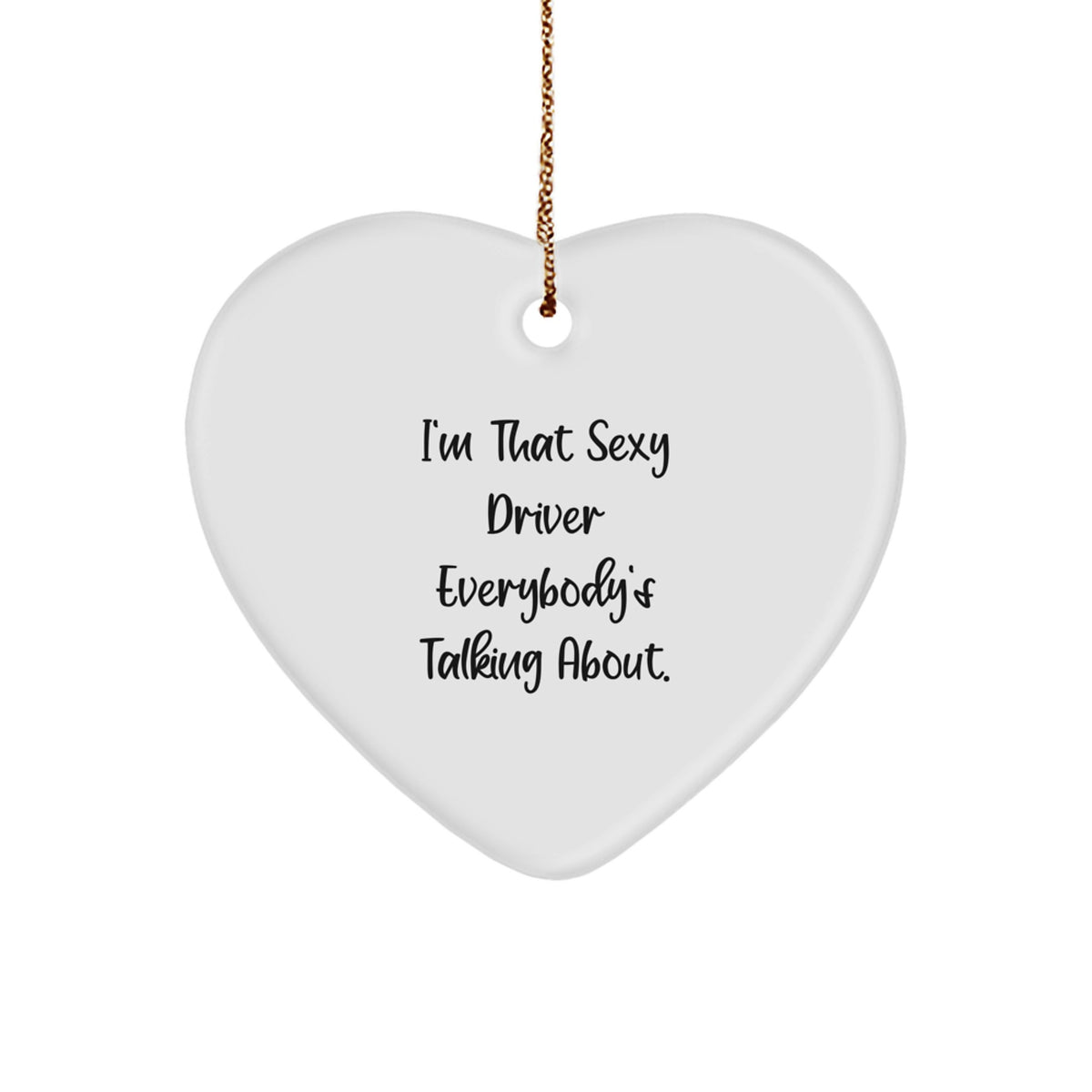 Driver Favorite Heart Ornament for Kids Christmas Gift Joyful Keepsake - Image 1