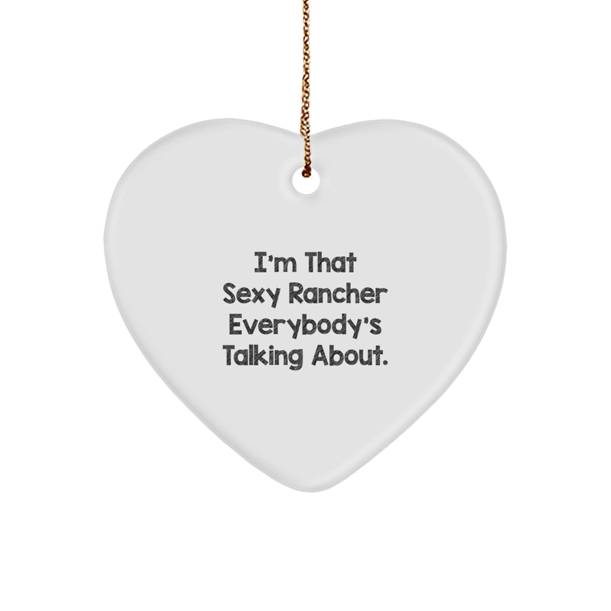 Rancher Treasure Christmas Ornament Gift for Family - Image 1