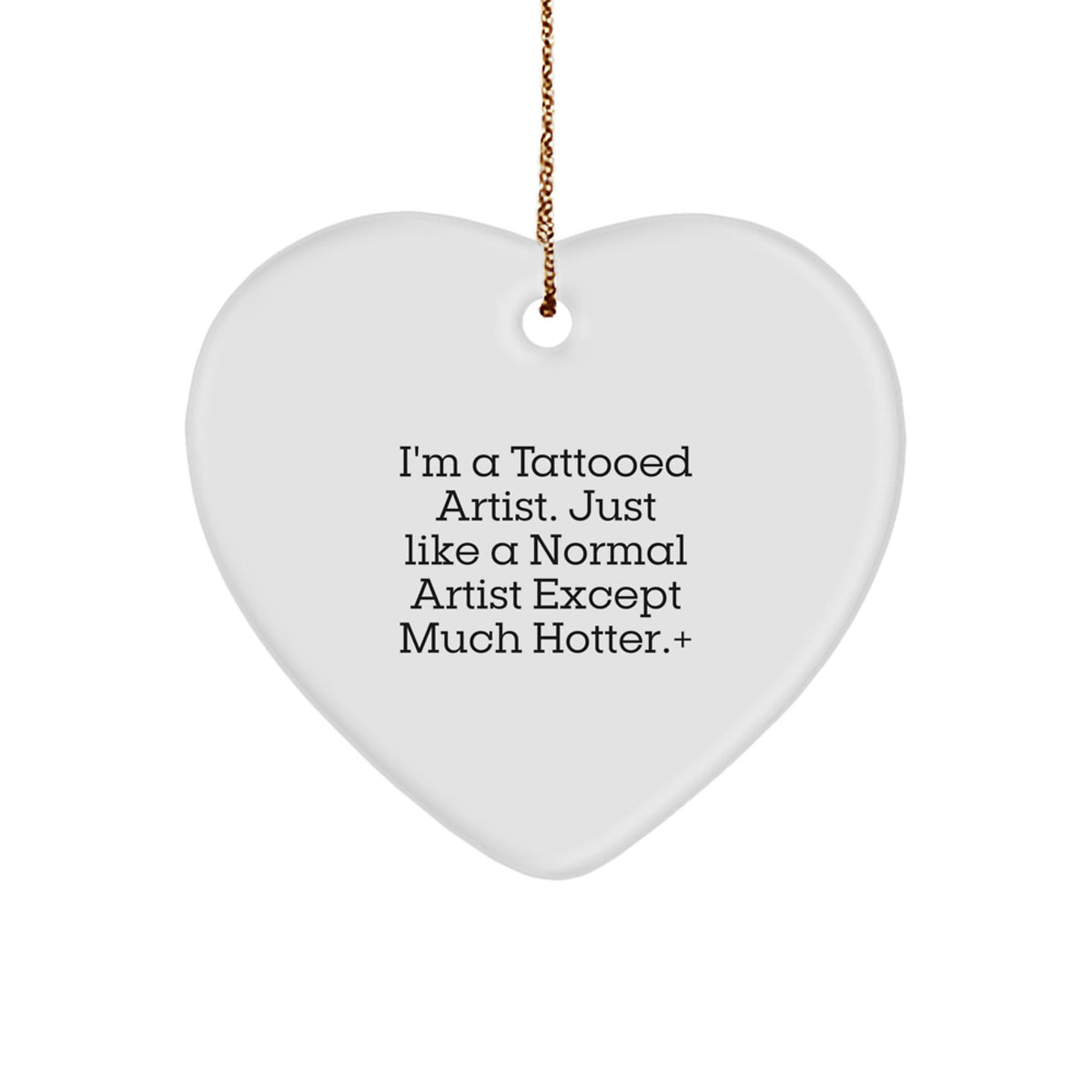 Artist Heart Ornament Keepsake for Him Vibrant Christmas Gift - Image 1