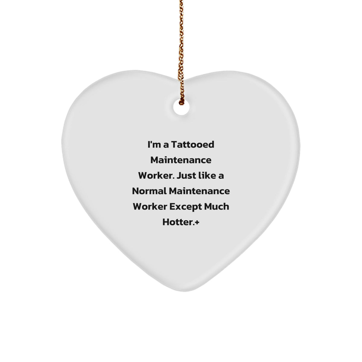 Maintenance Worker Keepsake Christmas Ornament for Him Gift - Image 1